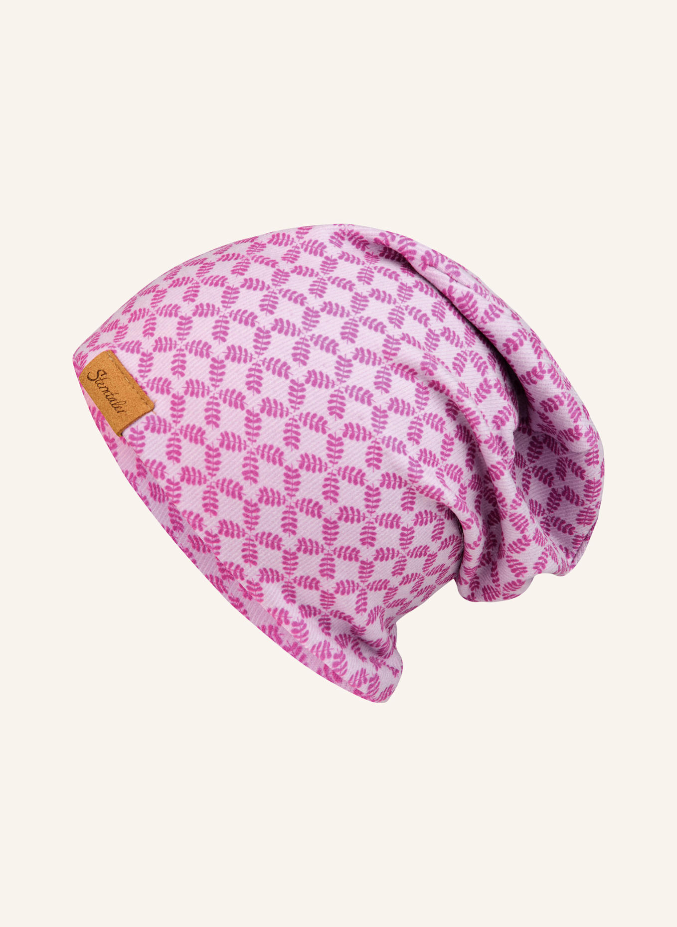 Sterntaler Beanie graphisch: LILA