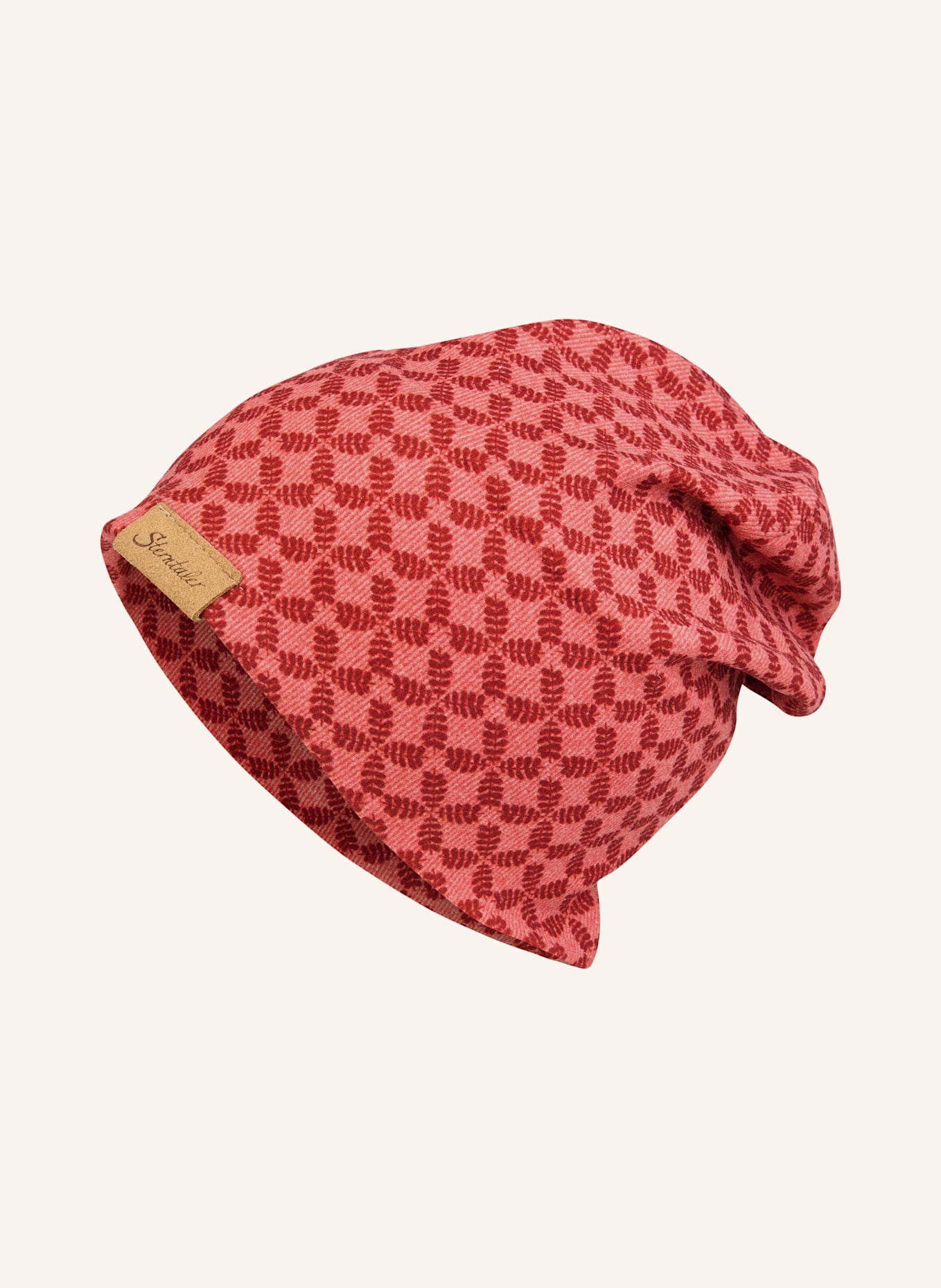 Sterntaler Beanie graphisch: HELLROT