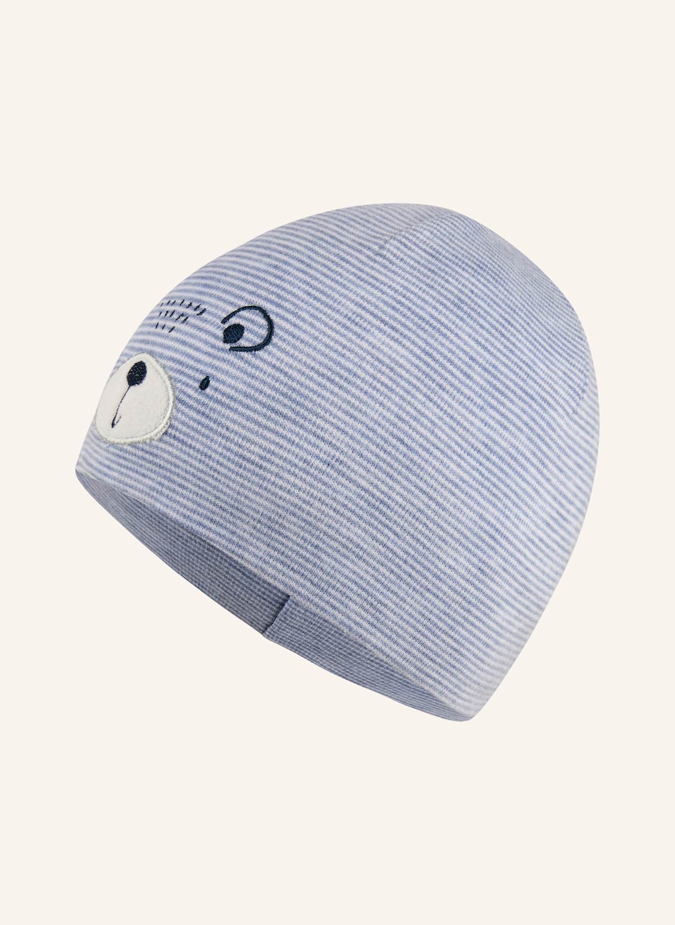 Sterntaler Beanie Bärgesicht: BLAU