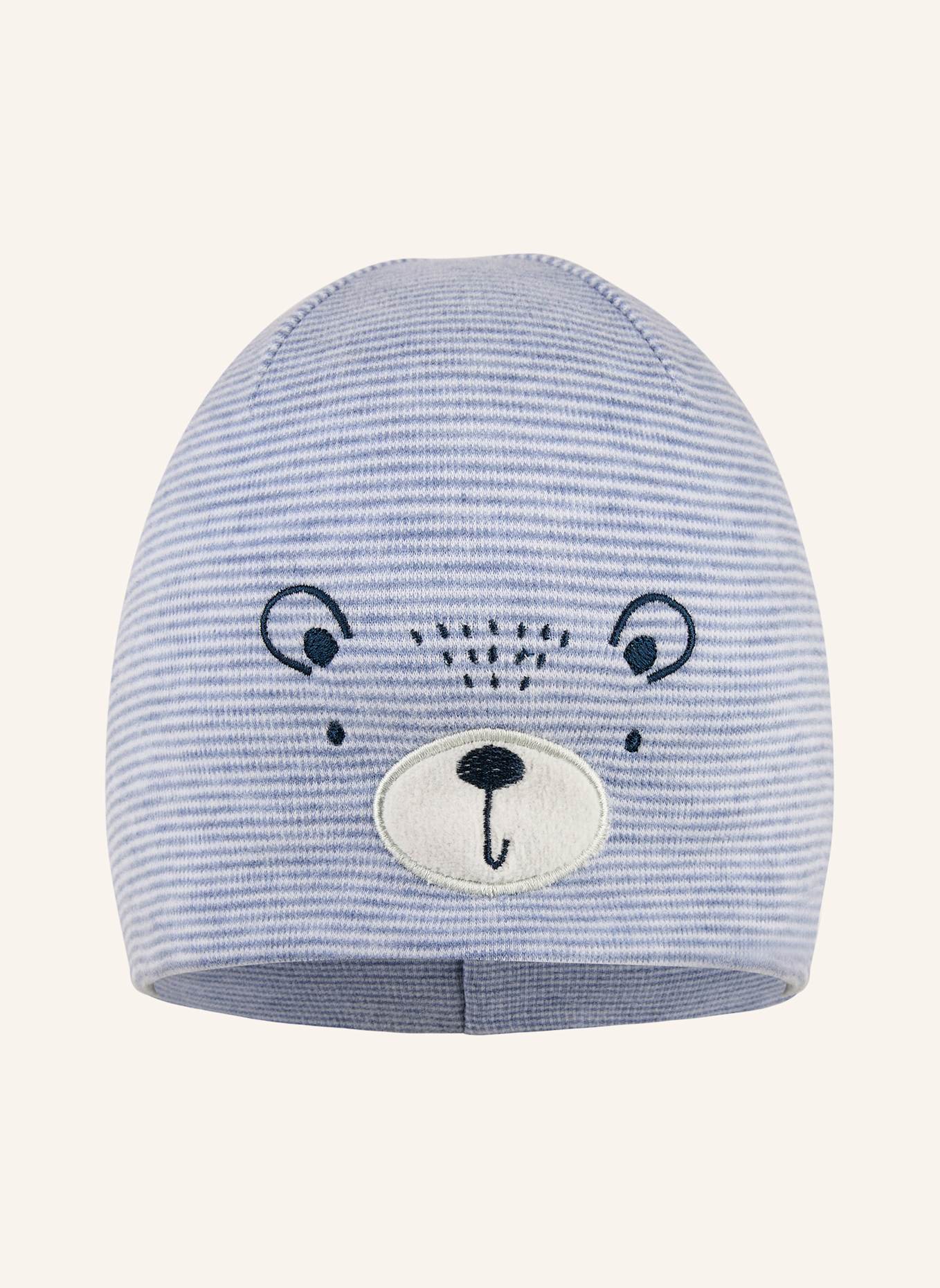 Sterntaler Beanie Bärgesicht: BLAU