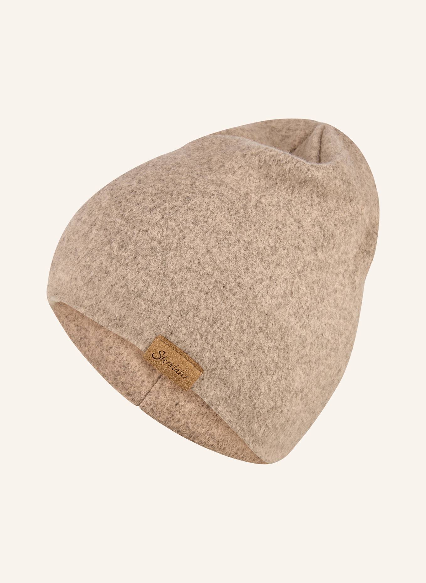 Sterntaler Beanie Melange: BRAUN
