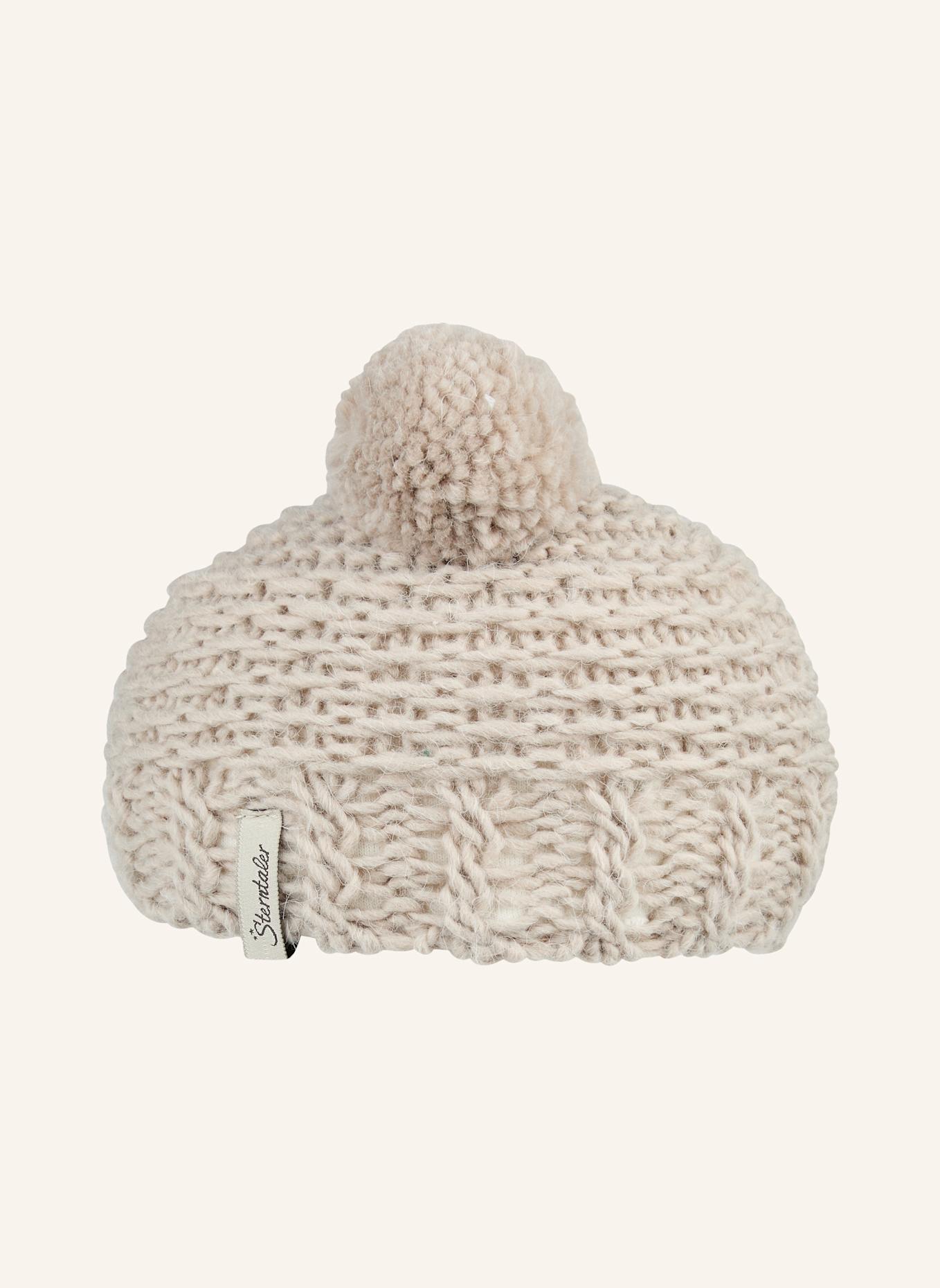 Sterntaler Bommelmütze Struktur: BEIGE