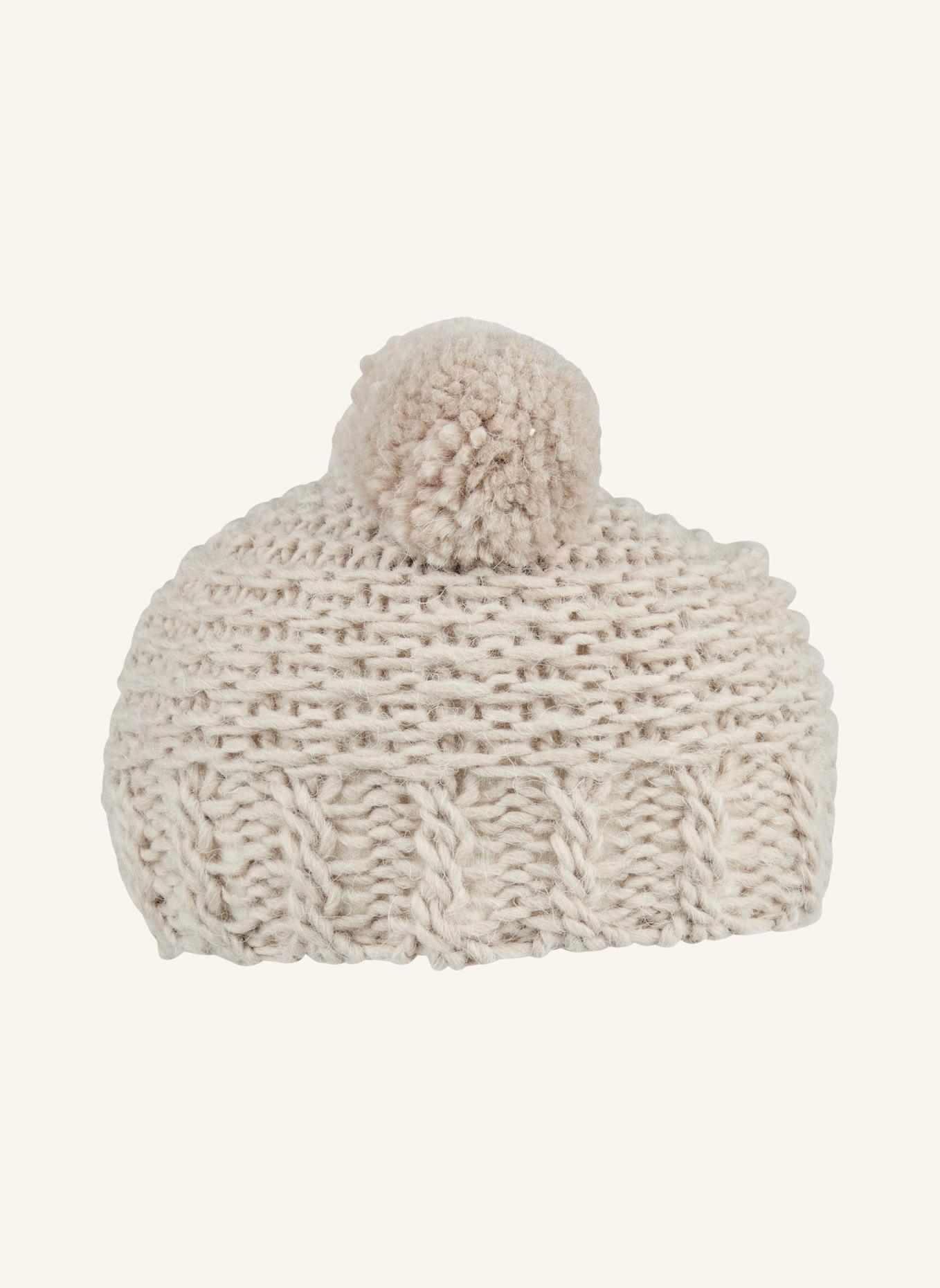 Sterntaler Bommelmütze Struktur: BEIGE