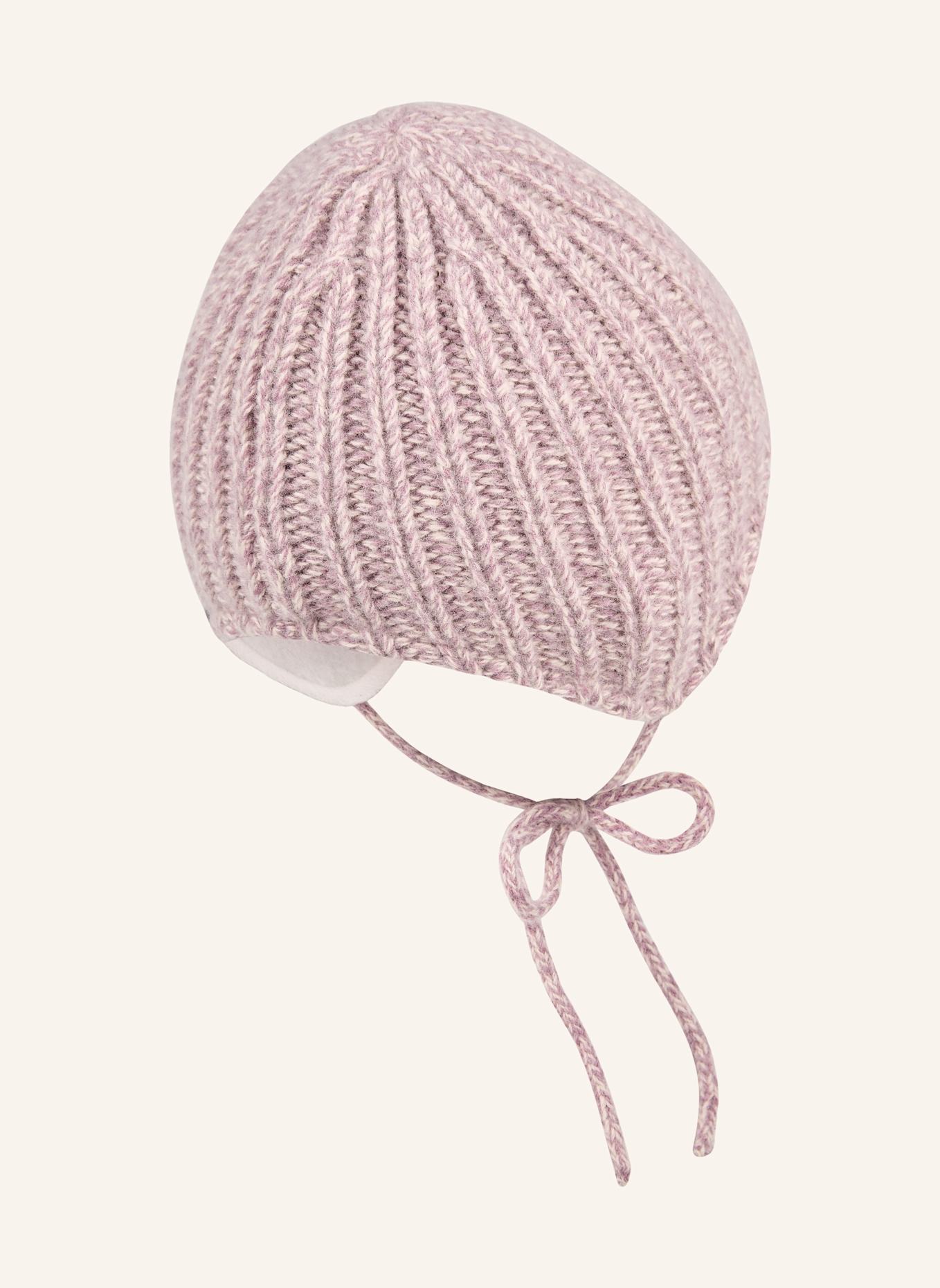 Sterntaler Strickmütze Lambswool: LILA