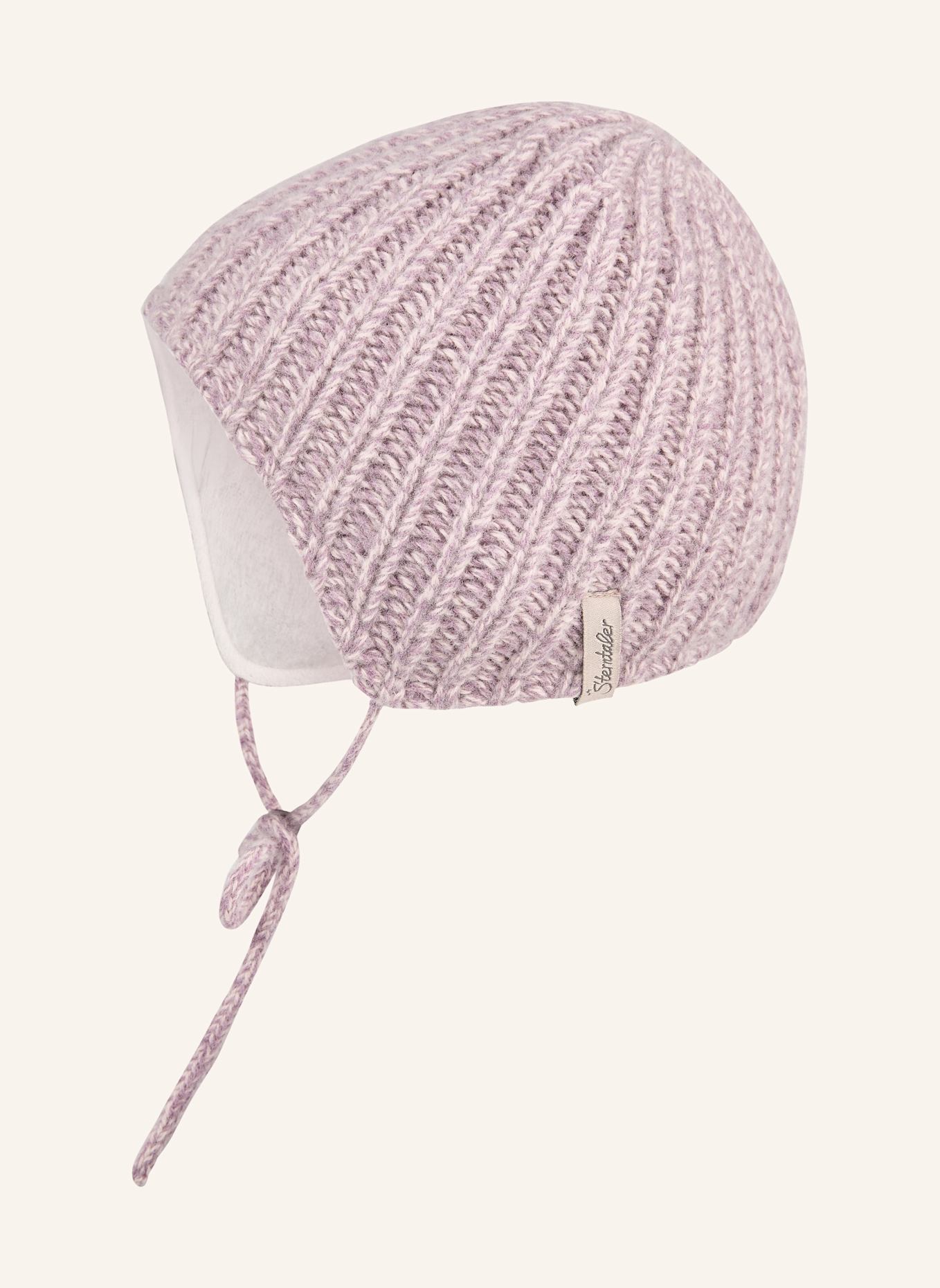 Sterntaler Strickmütze Lambswool: LILA