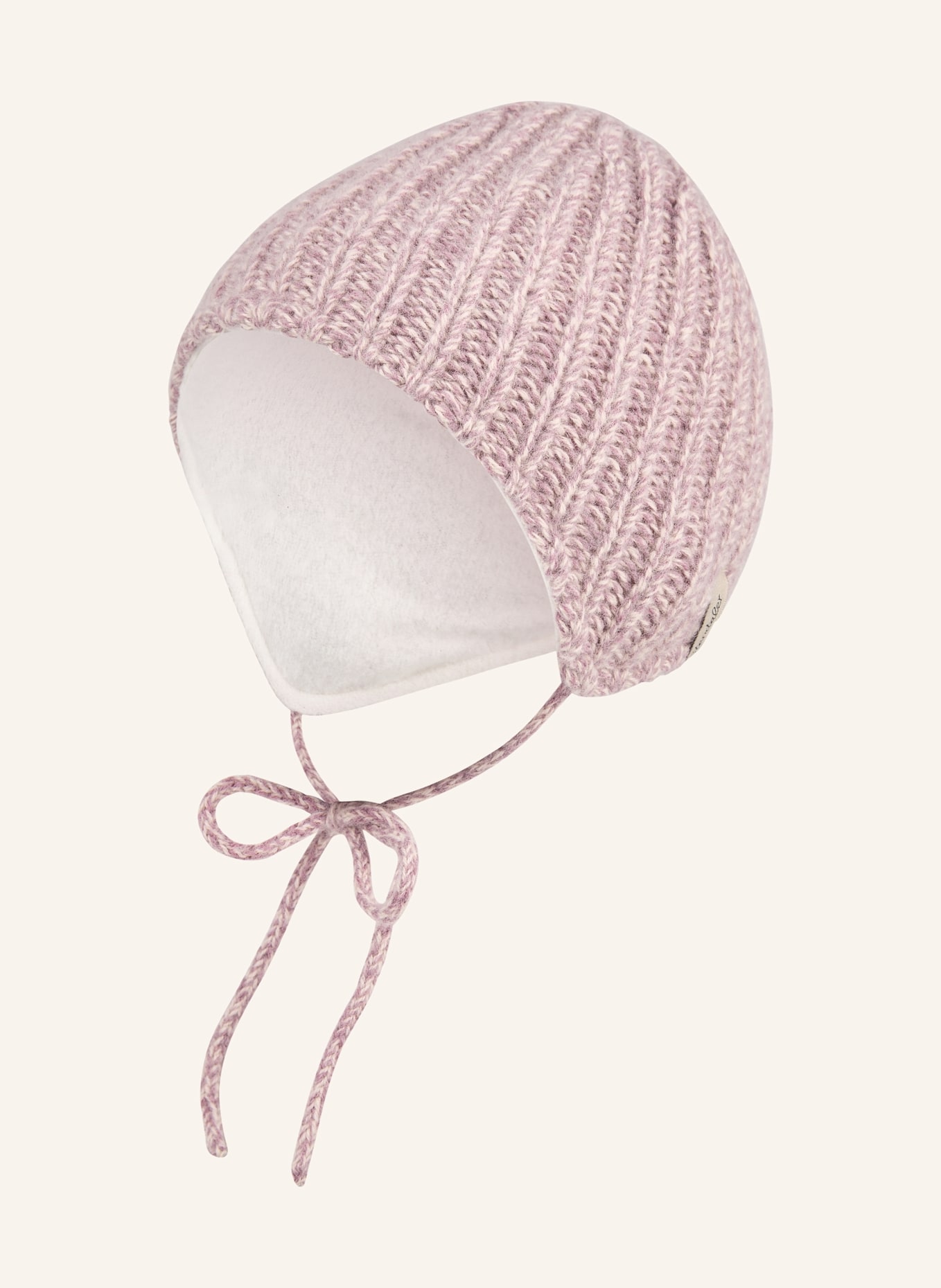 Sterntaler Strickmütze Lambswool: LILA