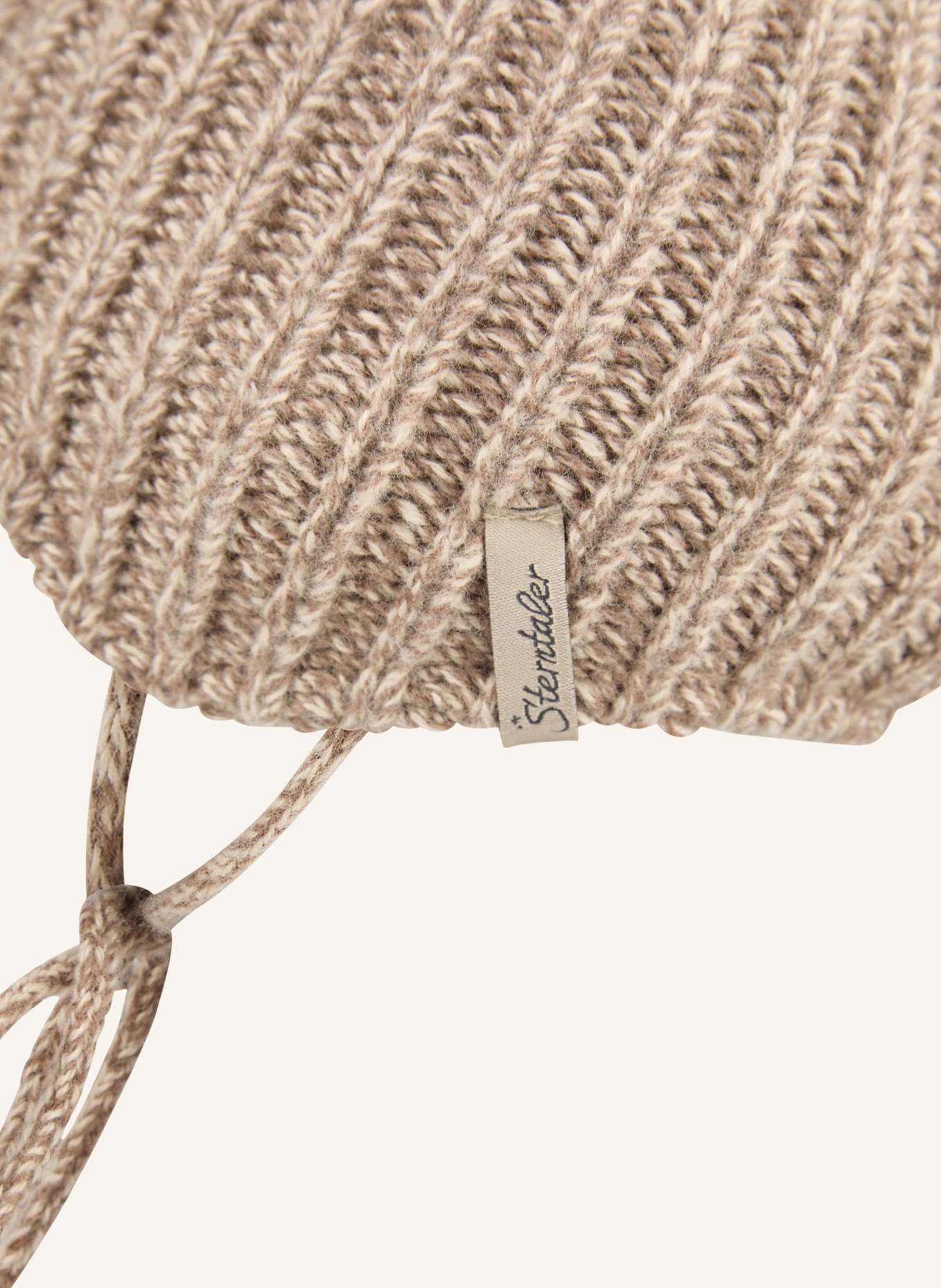 Sterntaler Strickmütze Lambswool: BRAUN