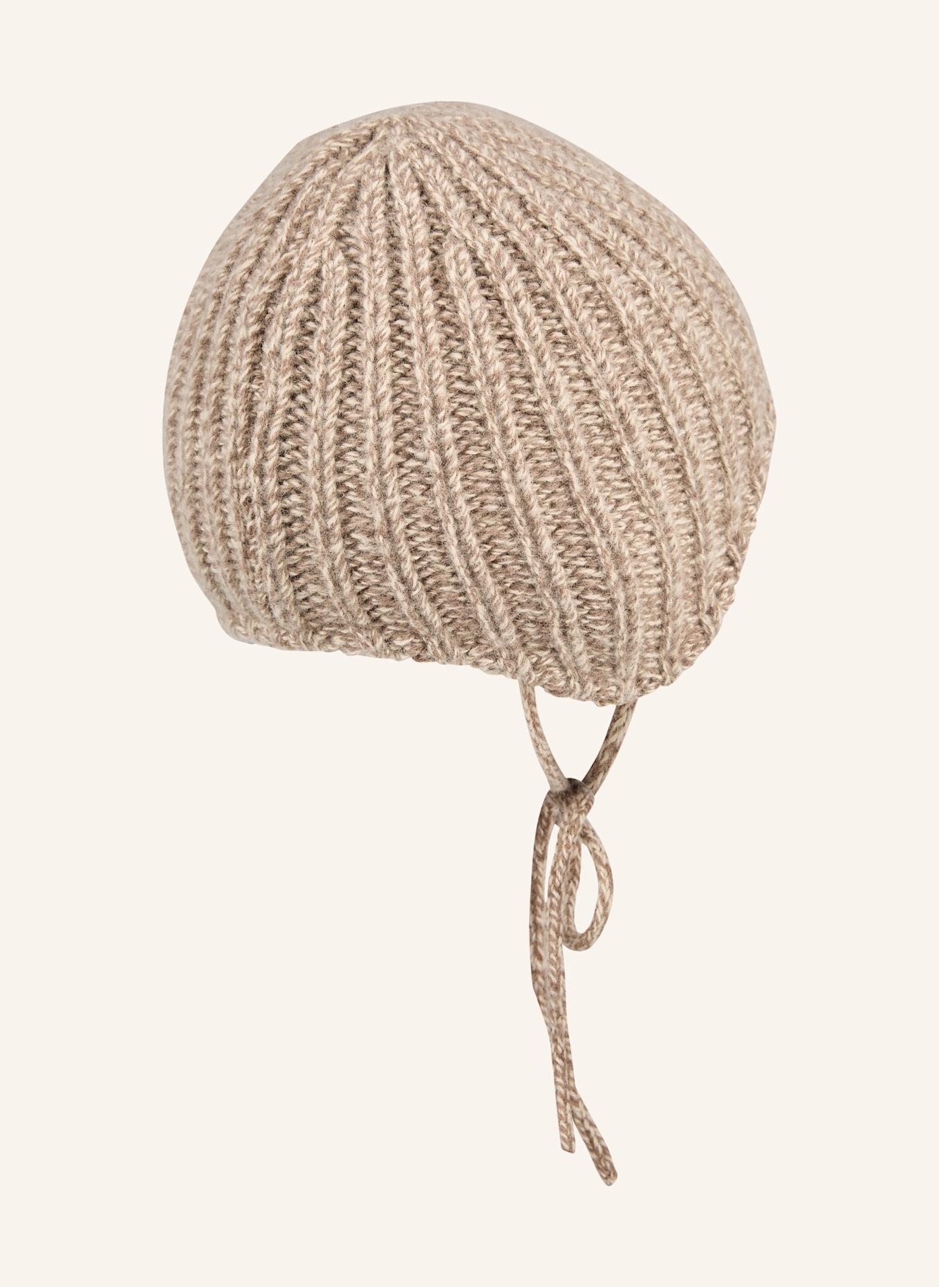 Sterntaler Strickmütze Lambswool: BRAUN