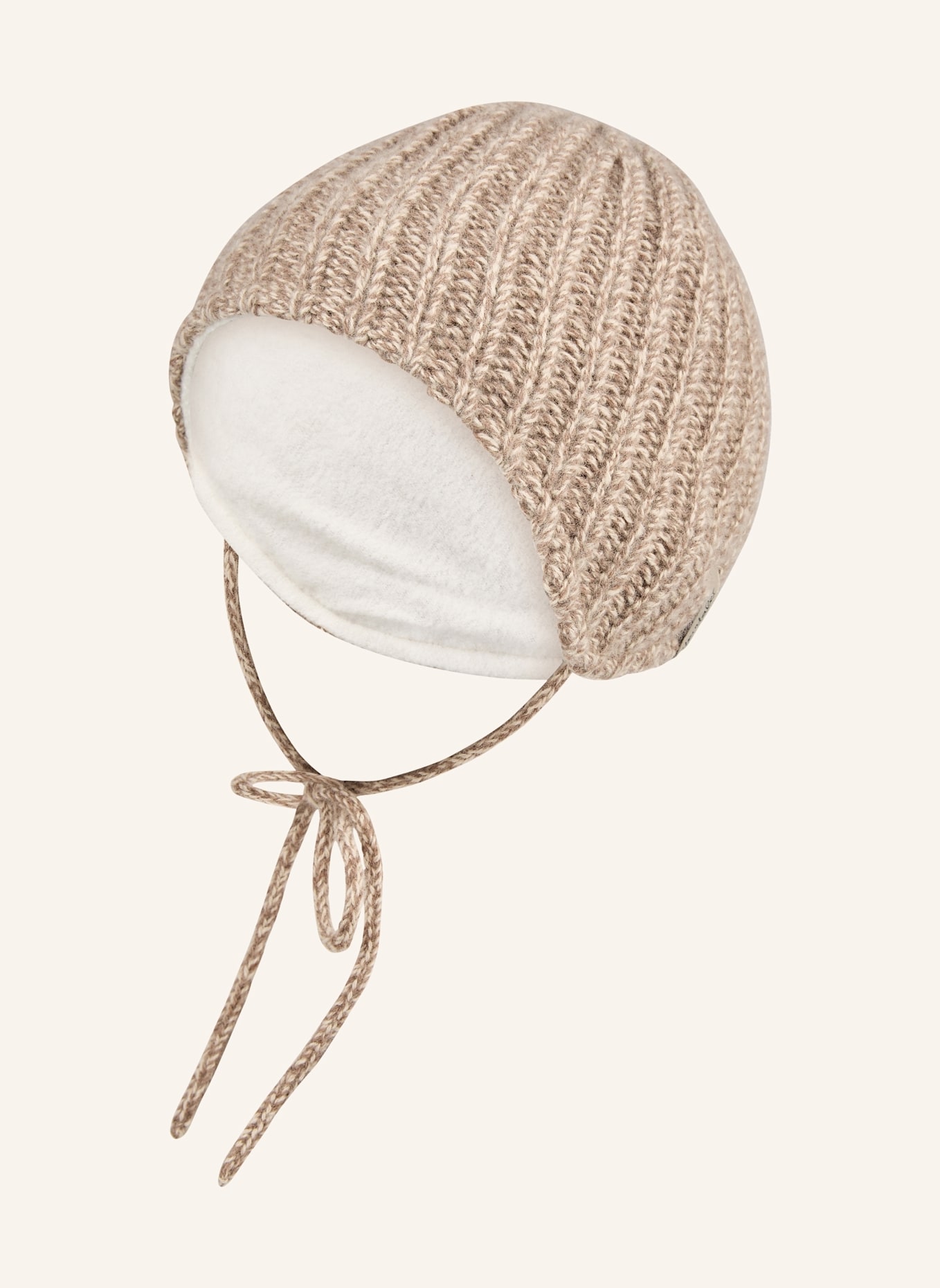 Sterntaler Strickmütze Lambswool: BRAUN