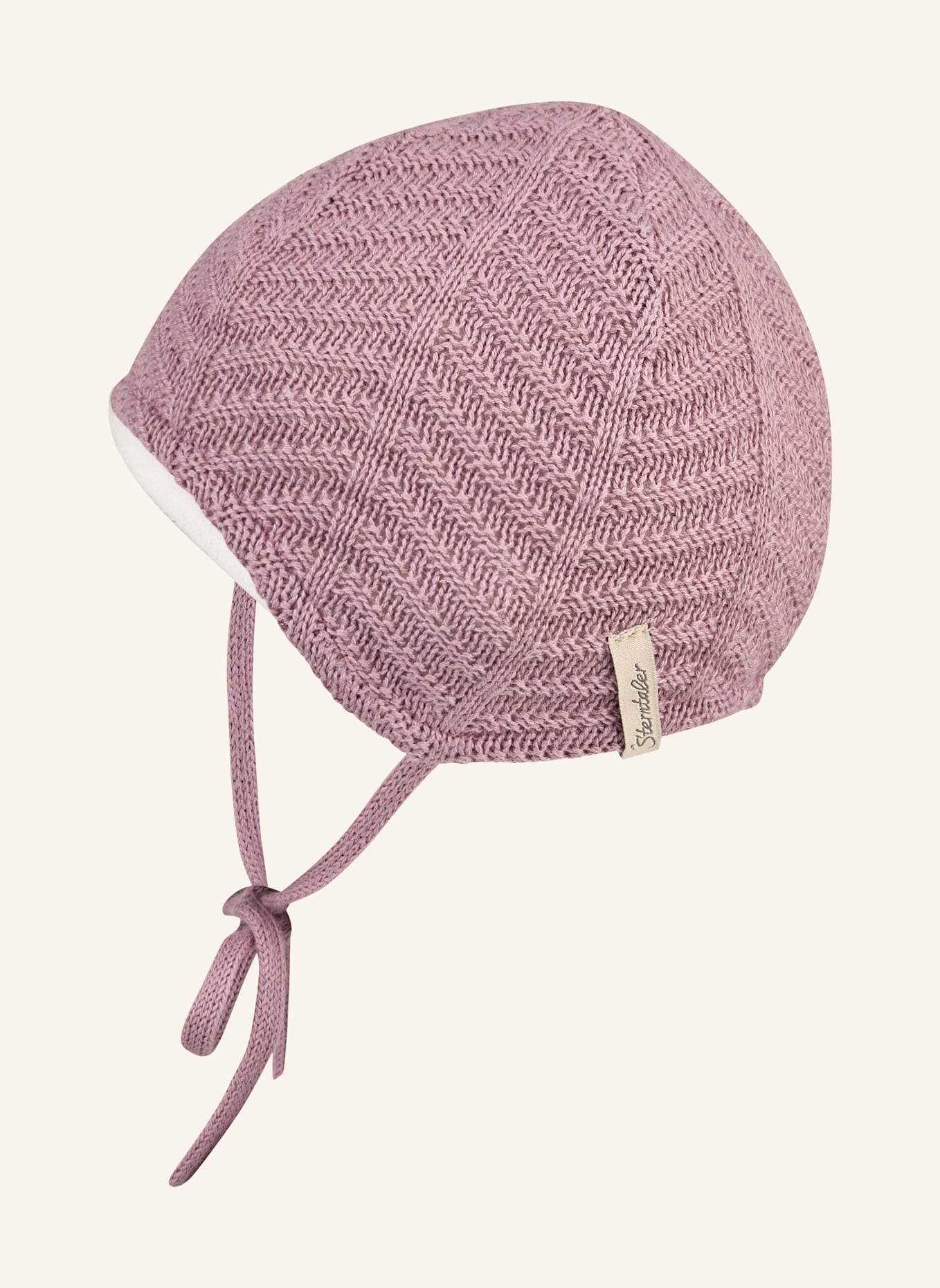 Sterntaler GOTS Strickmütze Struktur: LILA