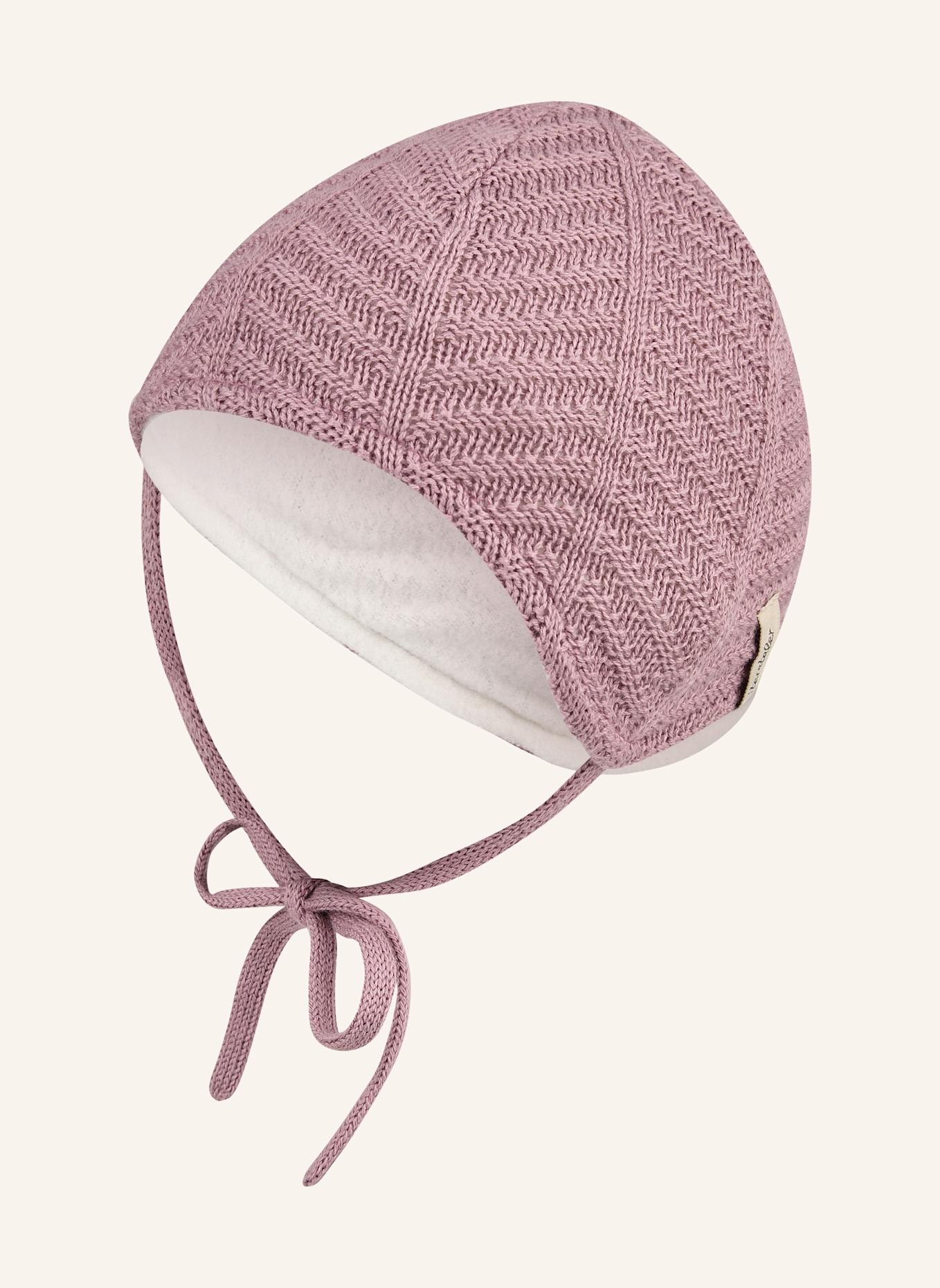 Sterntaler GOTS Strickmütze Struktur: LILA