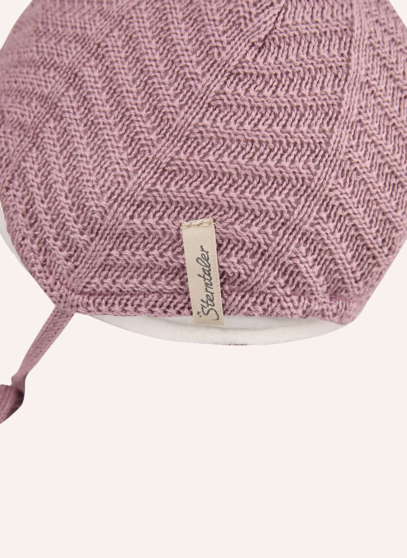 Sterntaler GOTS Strickmütze Struktur: LILA