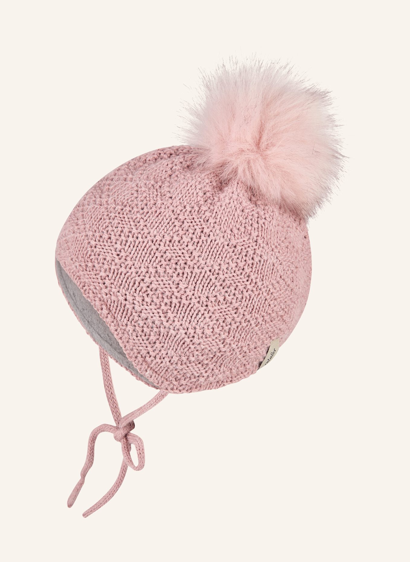 Sterntaler Strickmütze Struktur: PINK