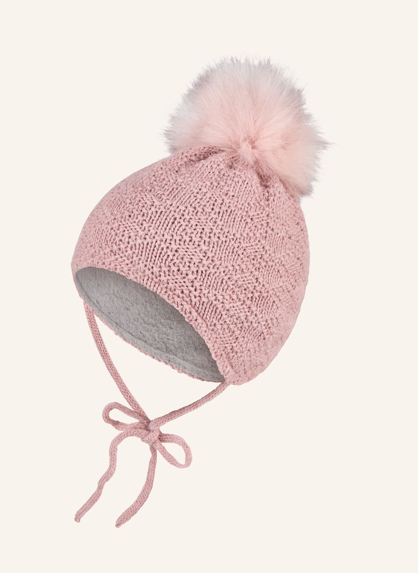 Sterntaler Strickmütze Struktur: PINK