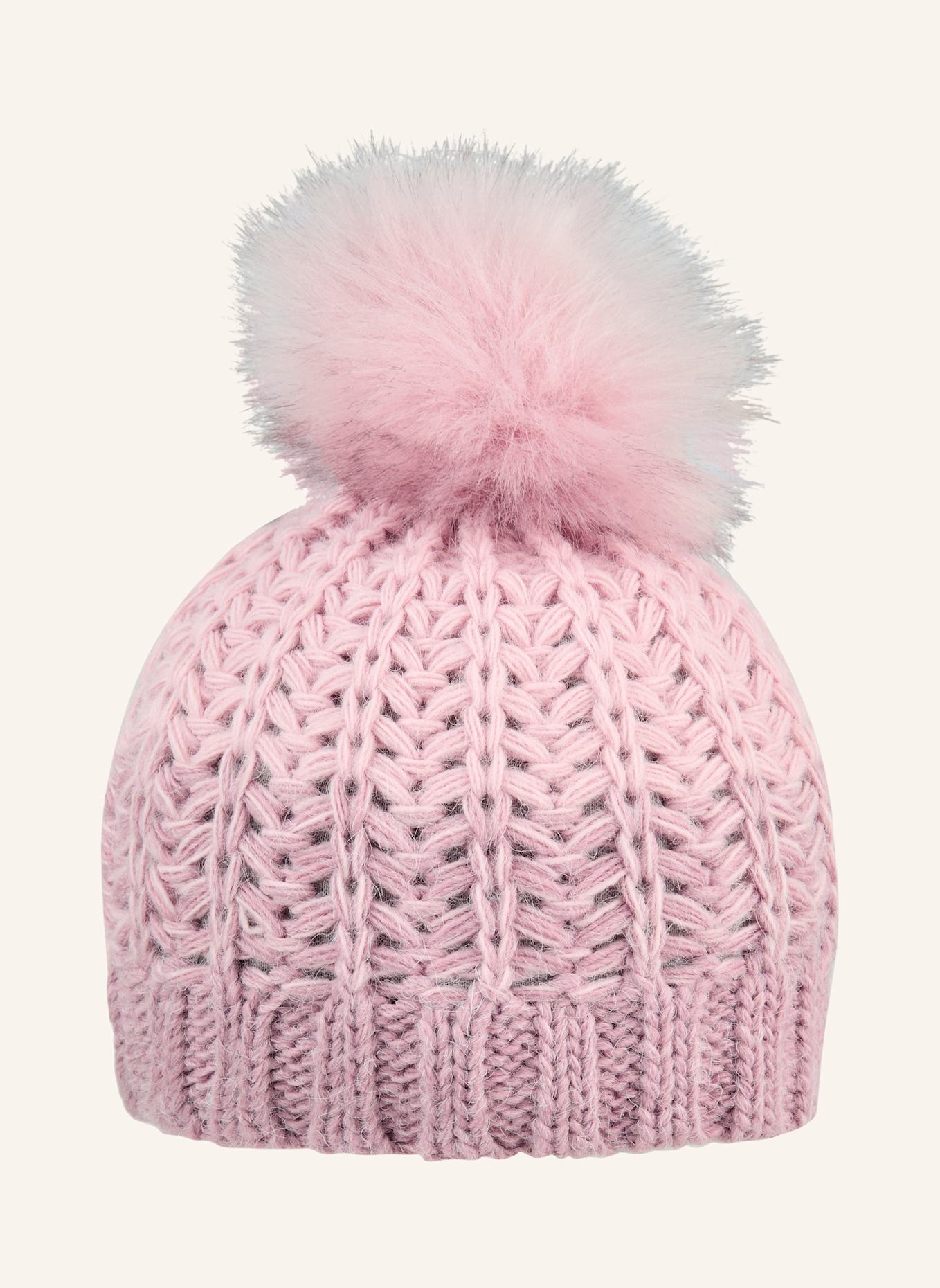 Sterntaler Strickmütze Farbverlauf: ROSA