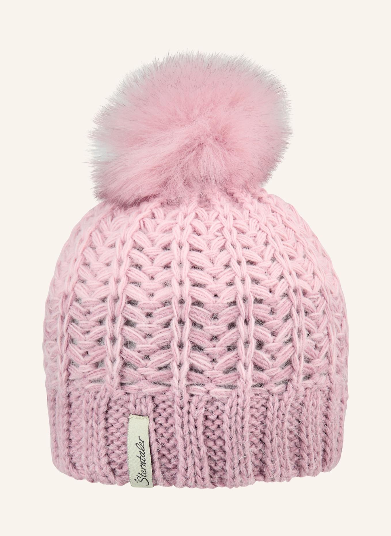 Sterntaler Strickmütze Farbverlauf: ROSA