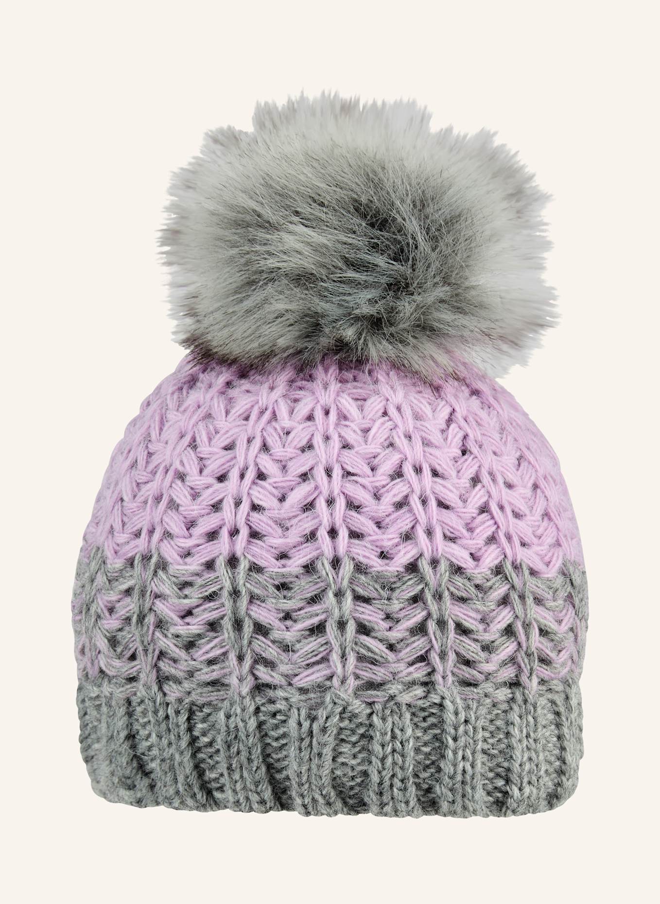 Sterntaler Strickmütze Farbverlauf: SILBER