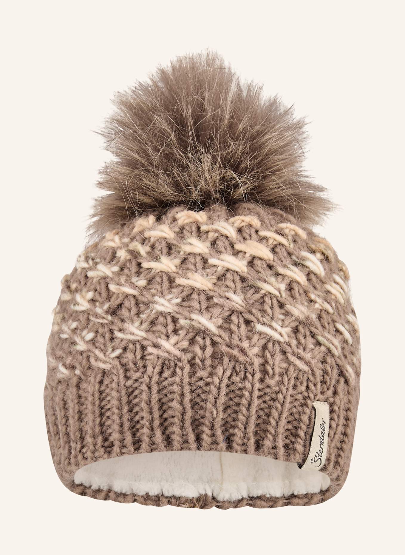 Sterntaler Strickmütze Spezialgarn: BRAUN