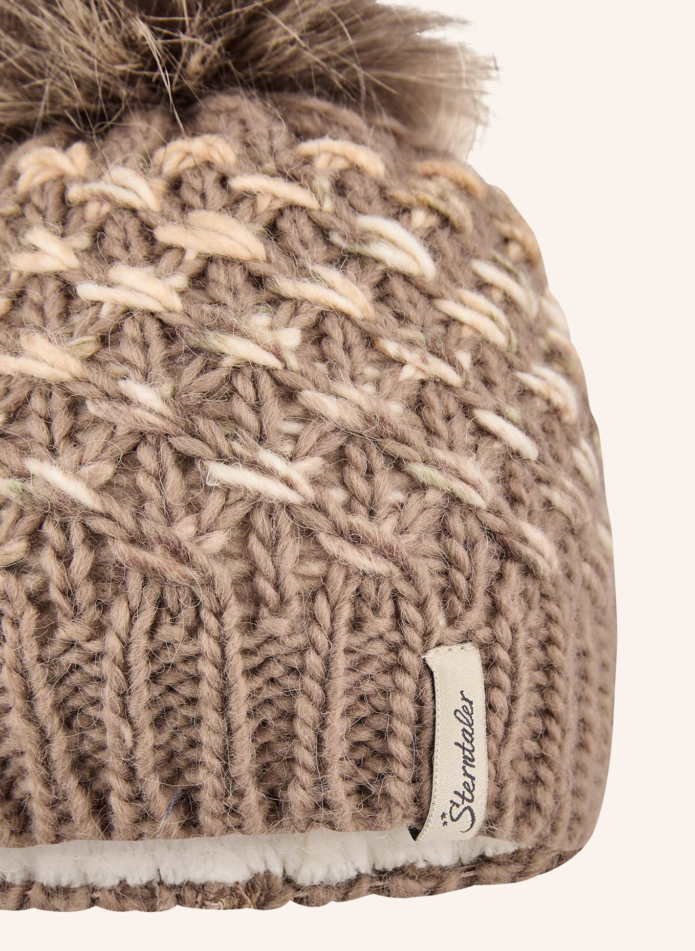 Sterntaler Strickmütze Spezialgarn: BRAUN