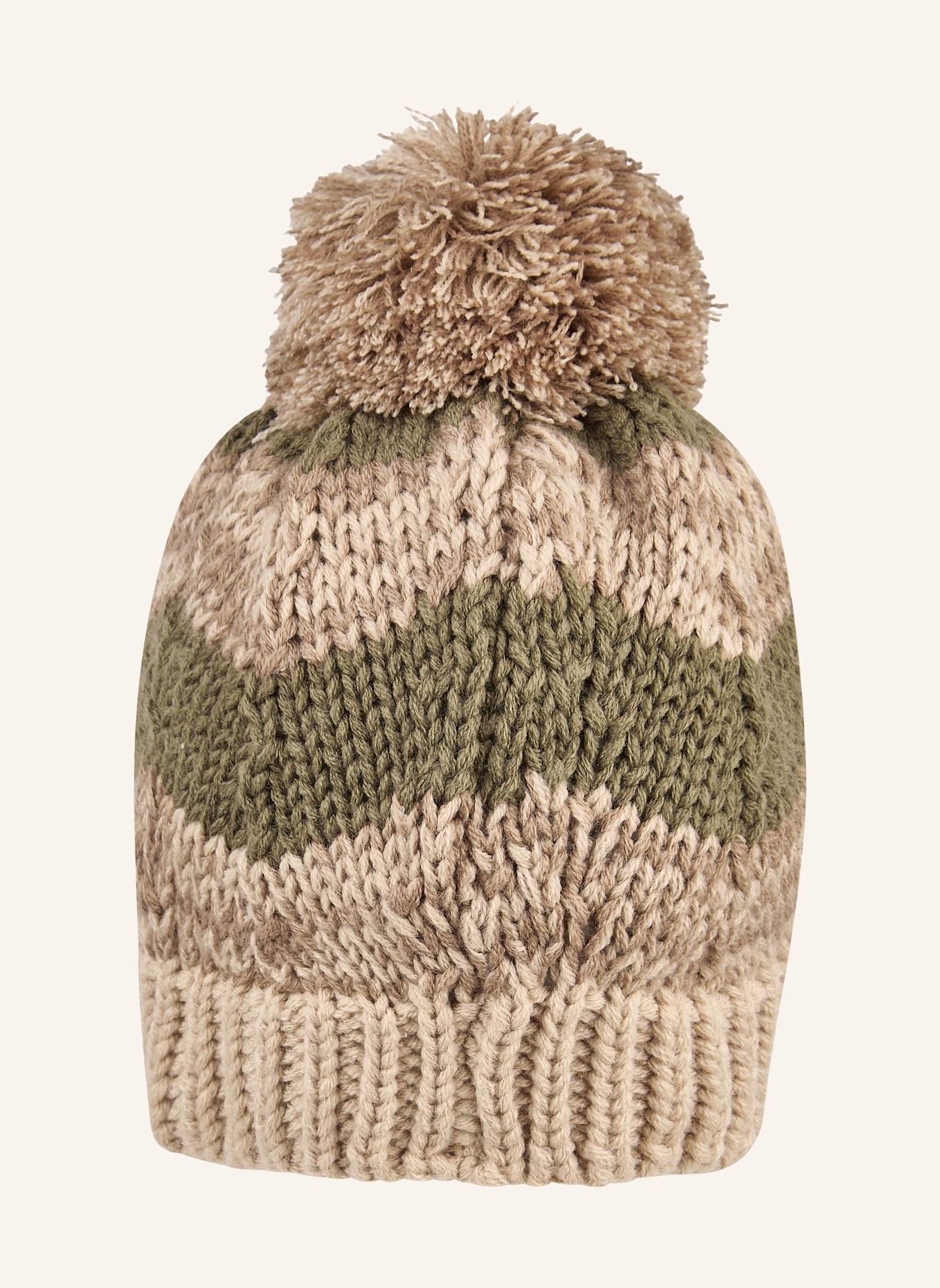 Sterntaler Bommelmütze Melange: BRAUN