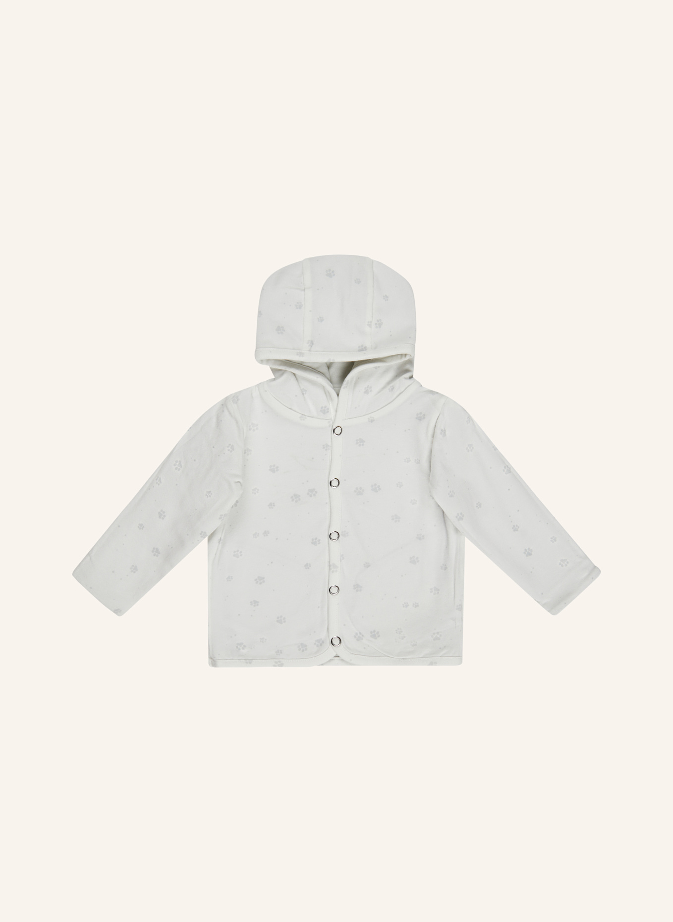 Sterntaler Baby Wendejacke Pfoten: SILBER