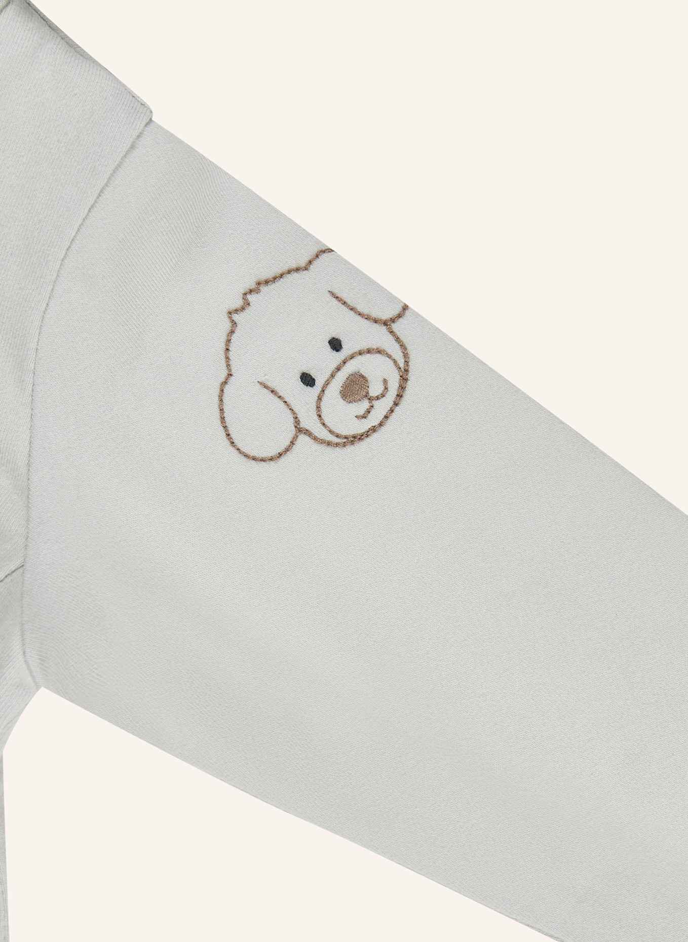 Sterntaler Baby Wendejacke Pfoten: SILBER