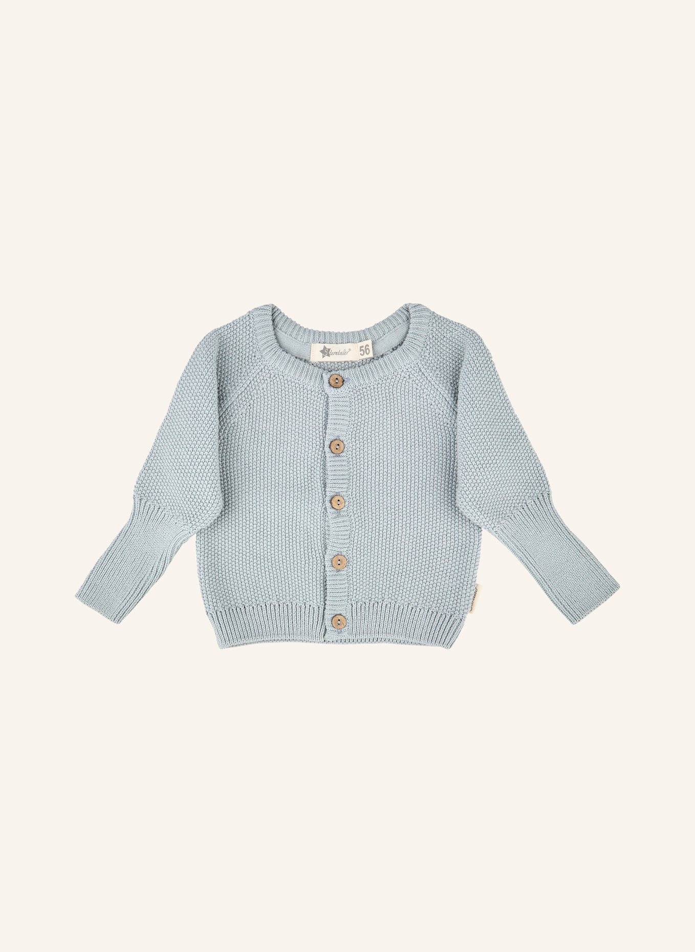 Sterntaler Strickjacke Struktur: SILBER