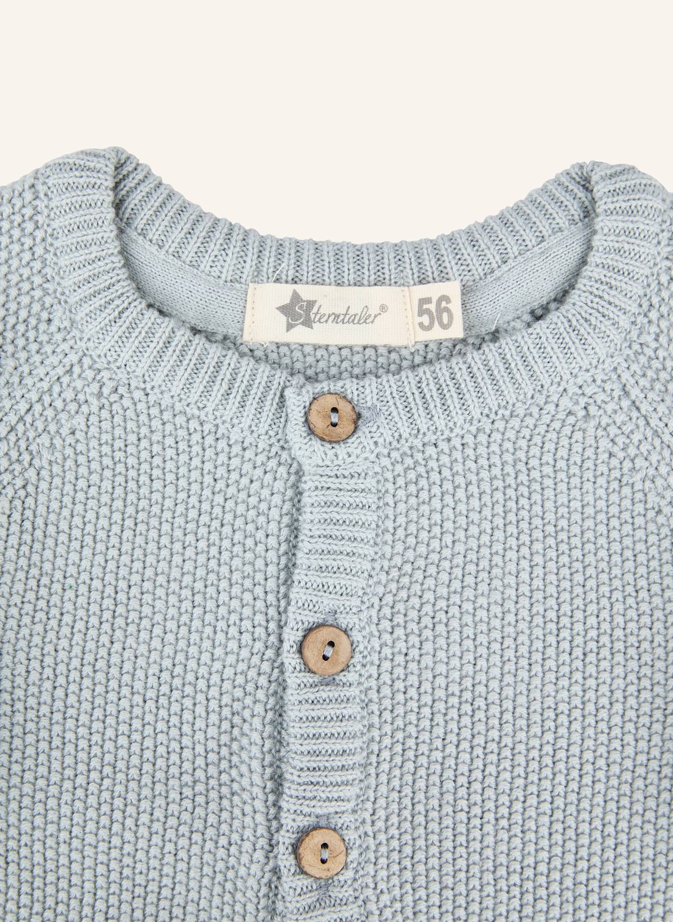 Sterntaler Strickjacke Struktur: SILBER