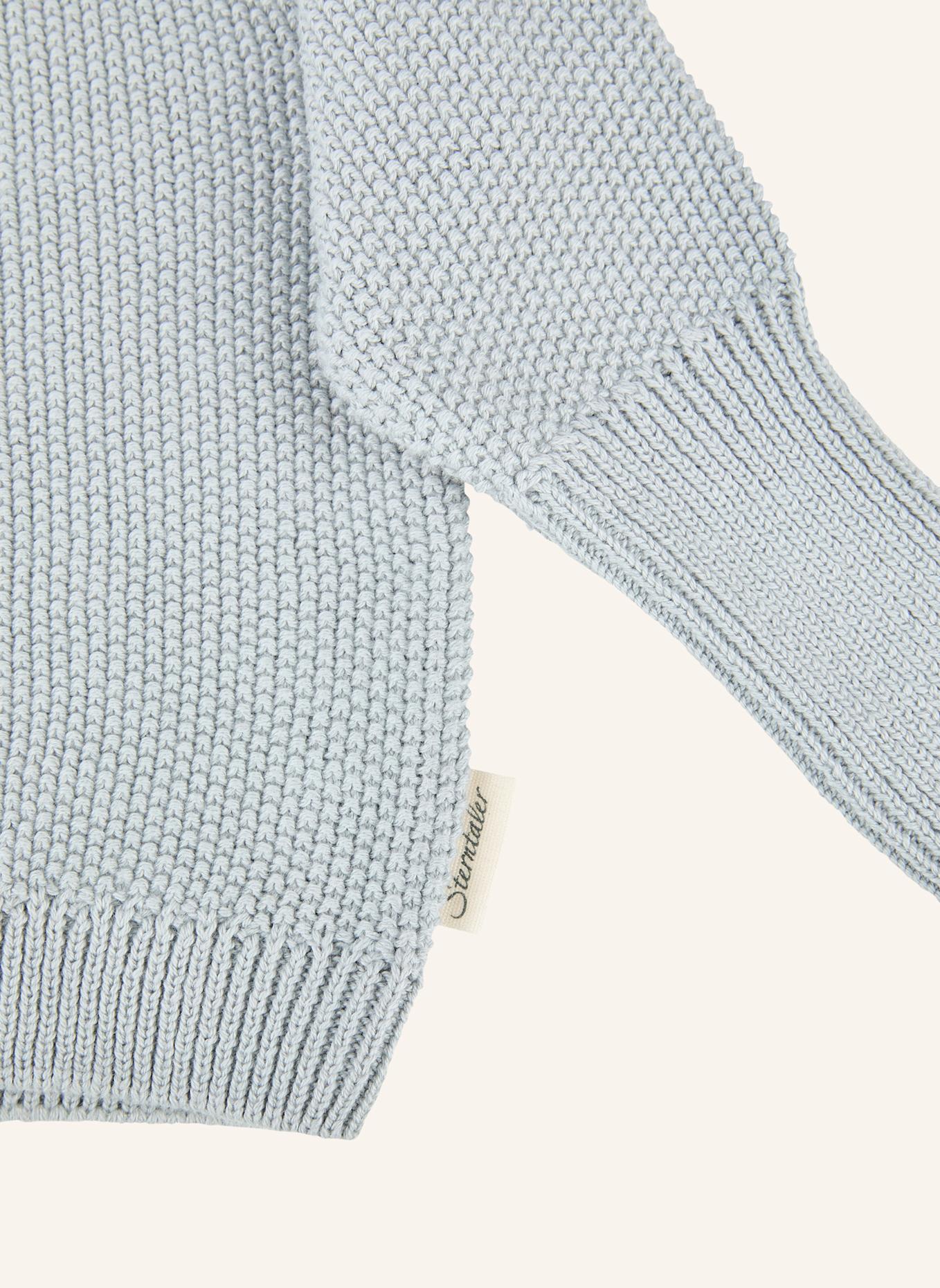 Sterntaler Strickjacke Struktur: SILBER