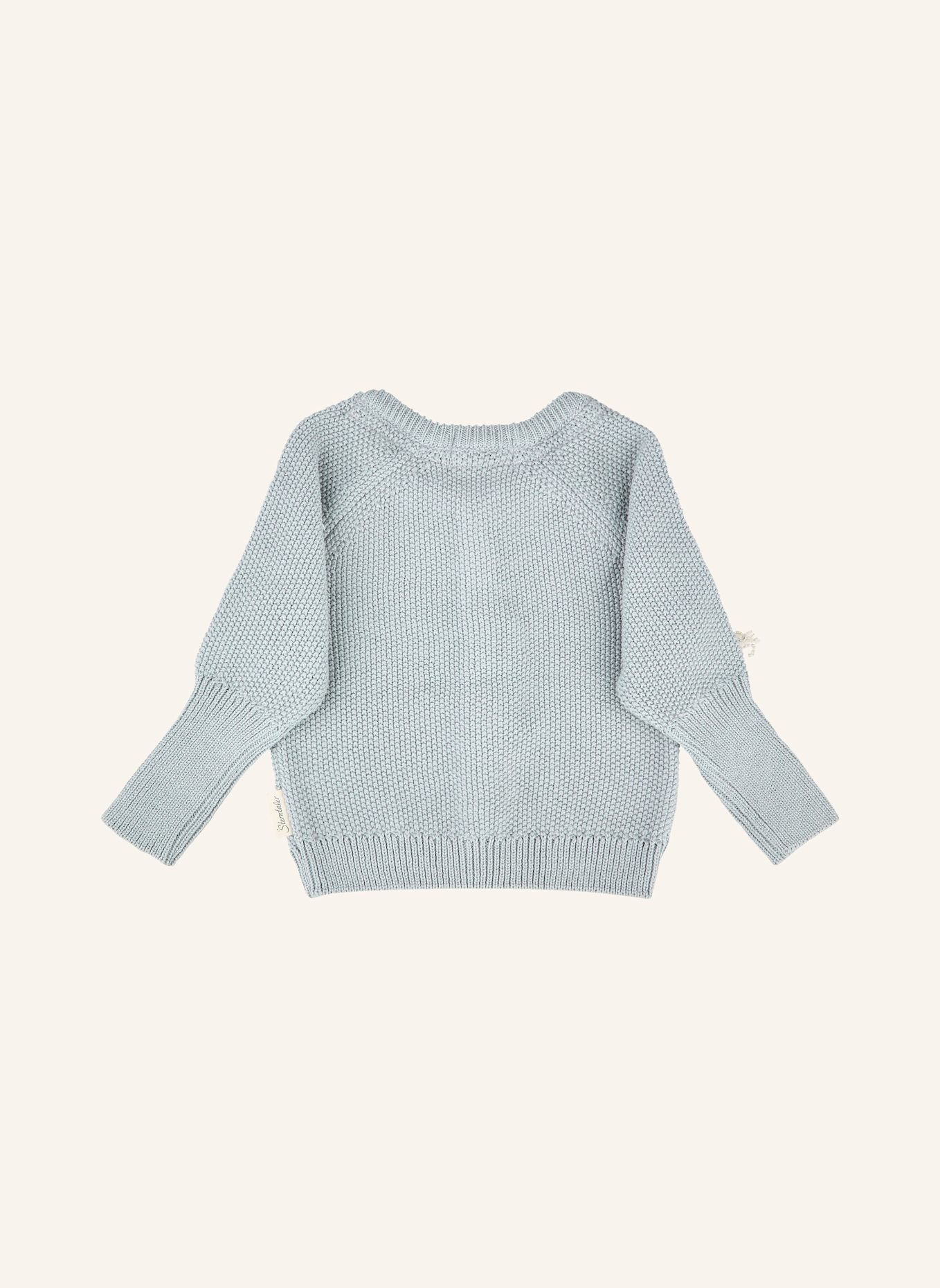 Sterntaler Strickjacke Struktur: SILBER