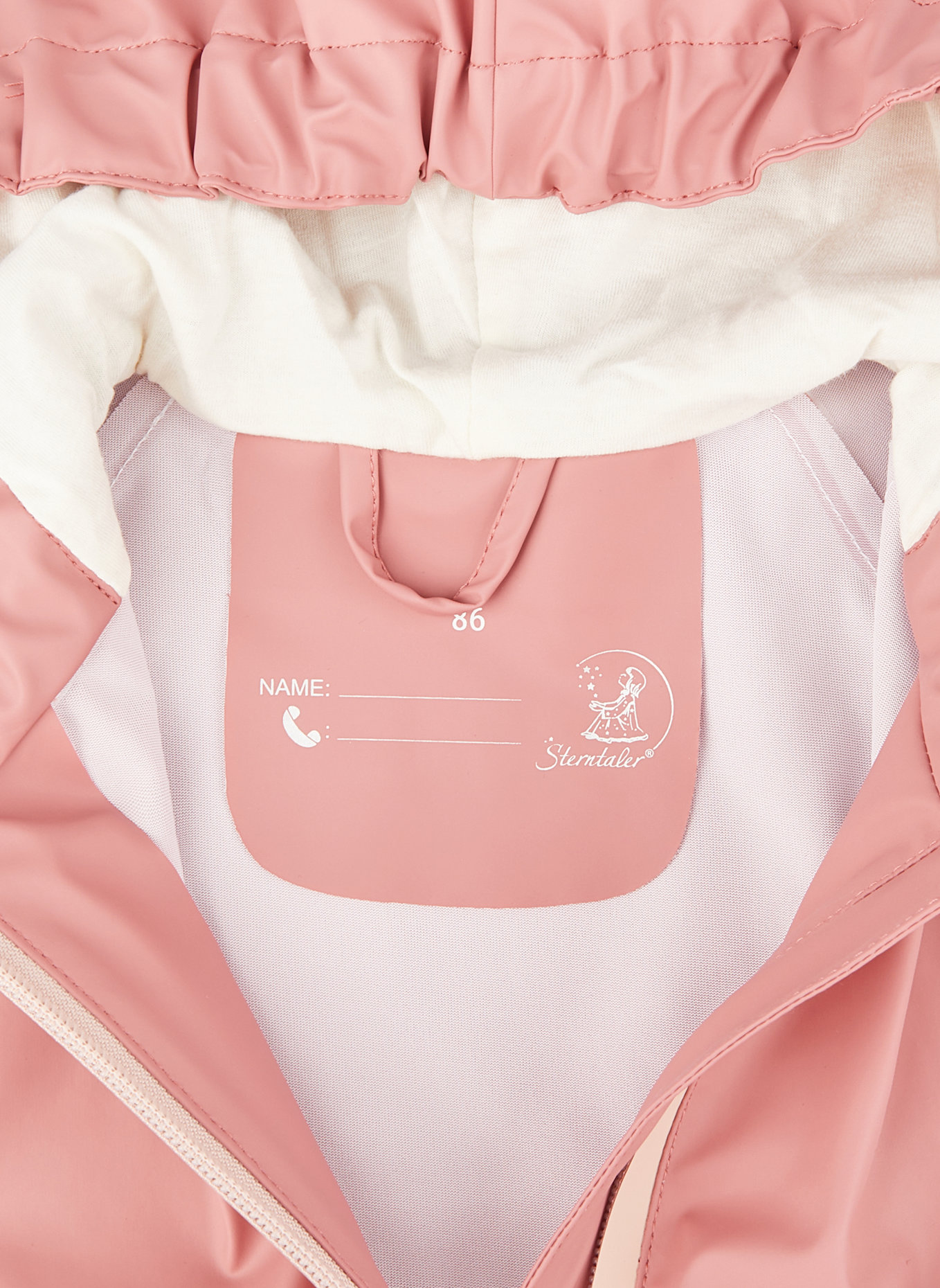 Sterntaler Regenjacke ungefüttert Farbmix: HELLROSA