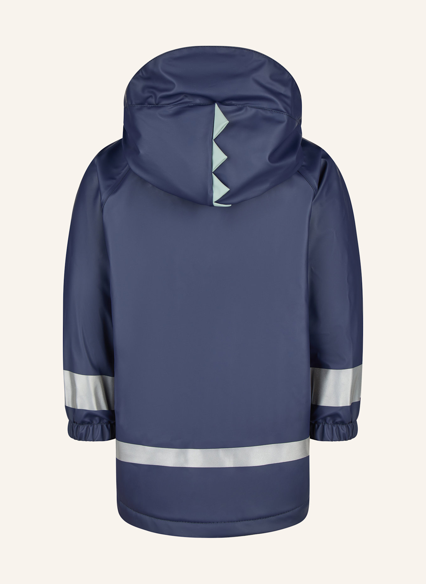 Sterntaler Regenjacke gefüttert Zacken: BLAU