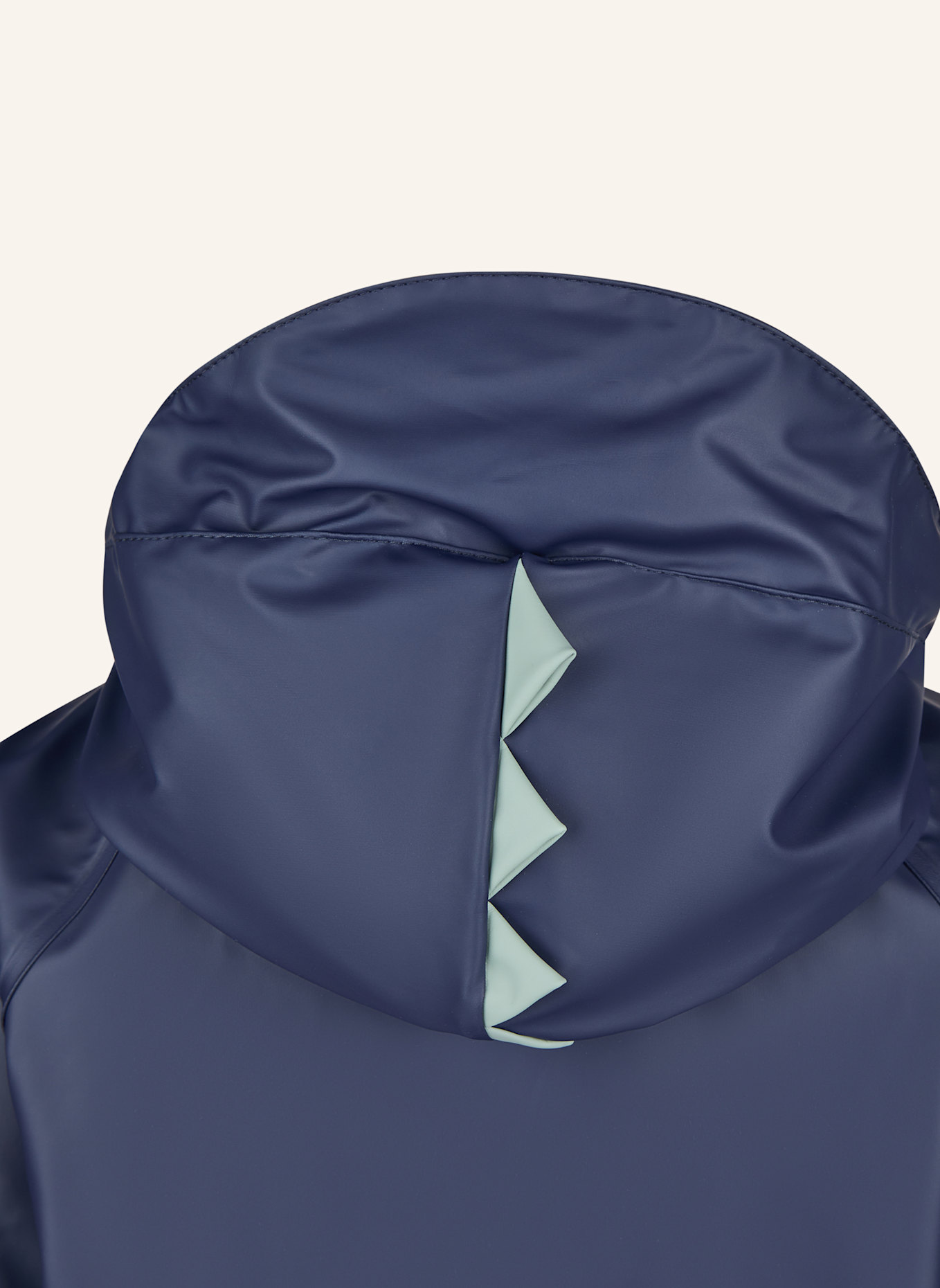 Sterntaler Regenjacke gefüttert Zacken: BLAU