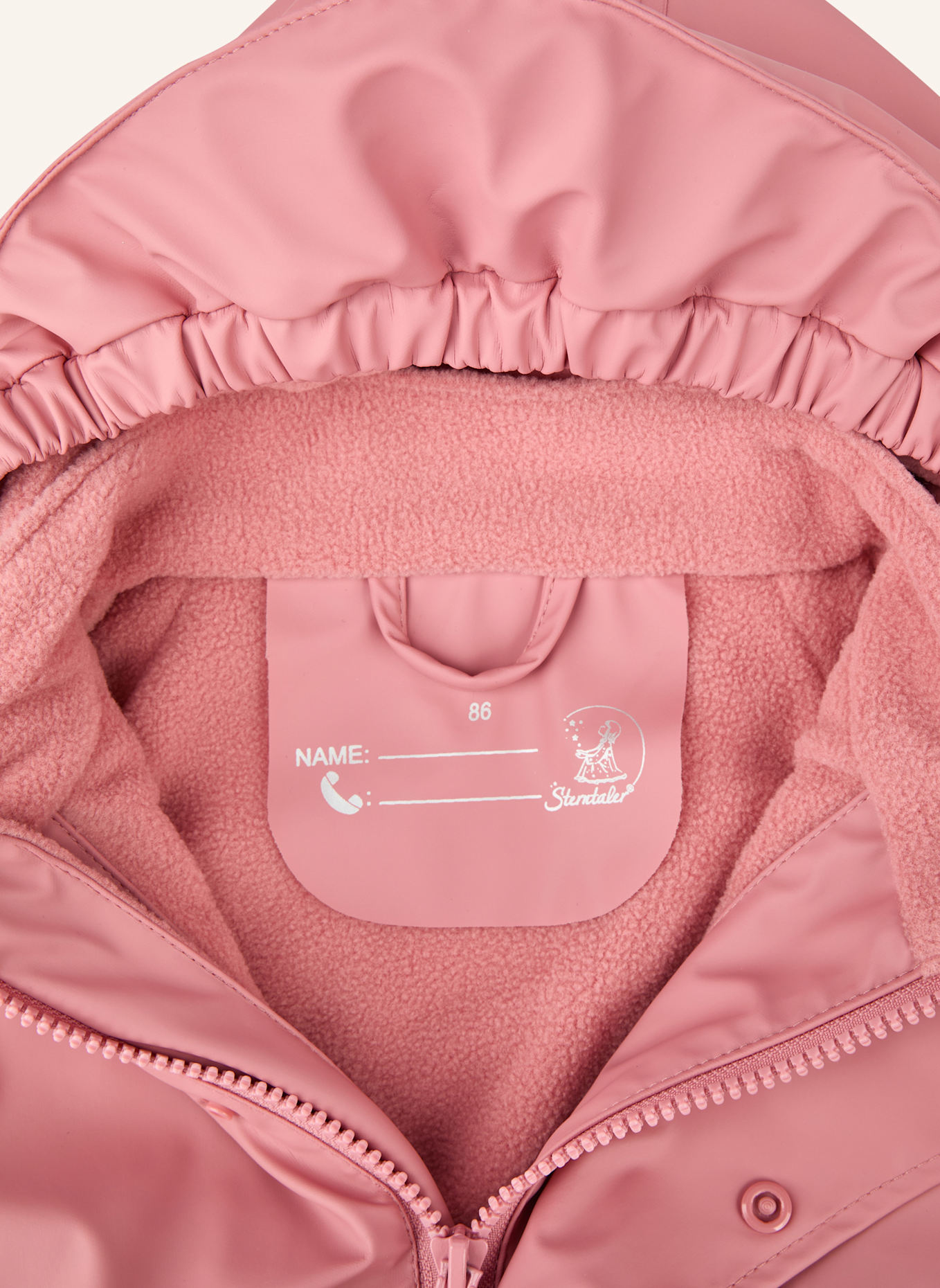 Sterntaler Regenjacke gefüttert Hase: ROSA