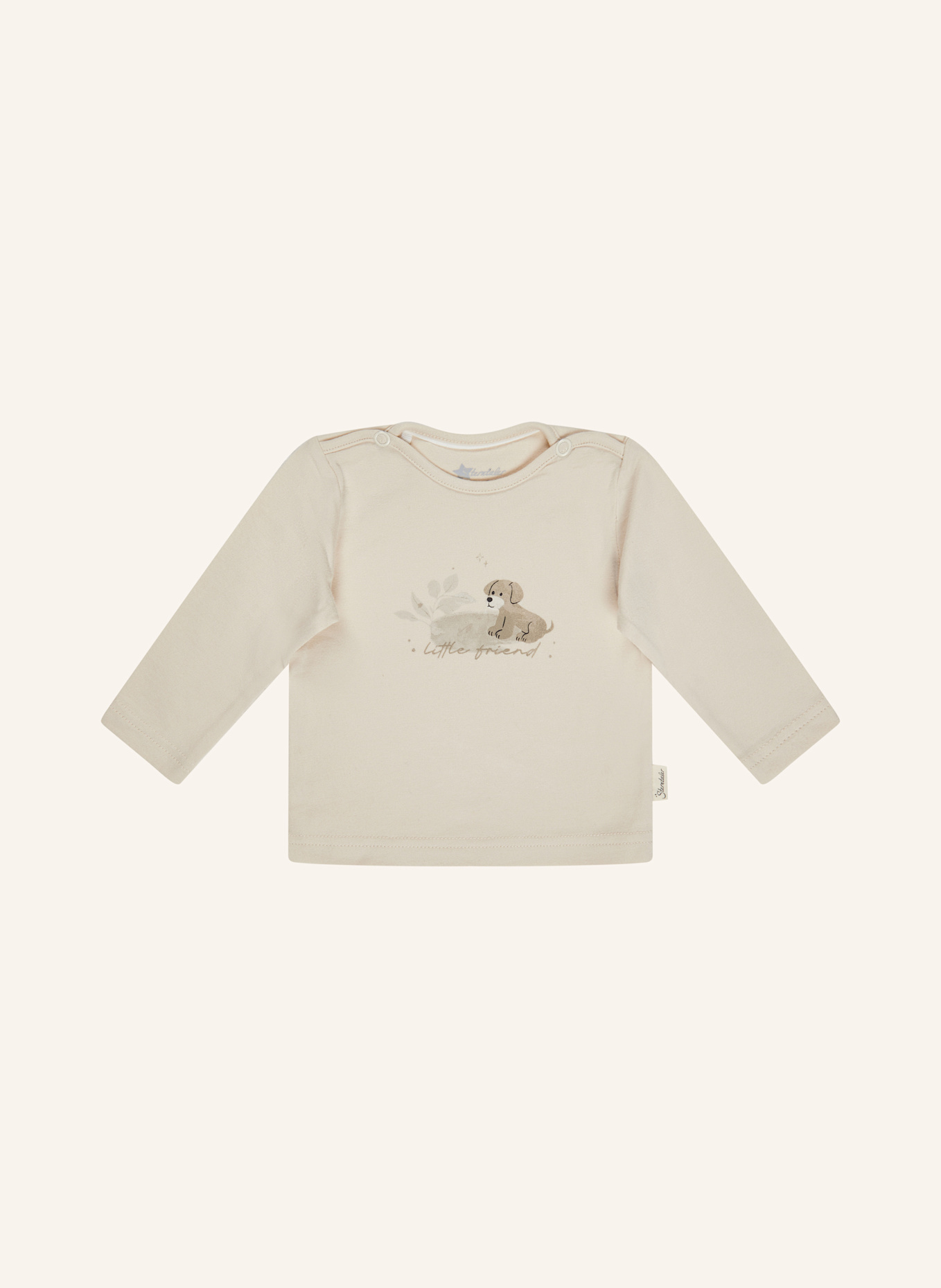 Sterntaler Langarmshirt Hund Lucky: ECRU