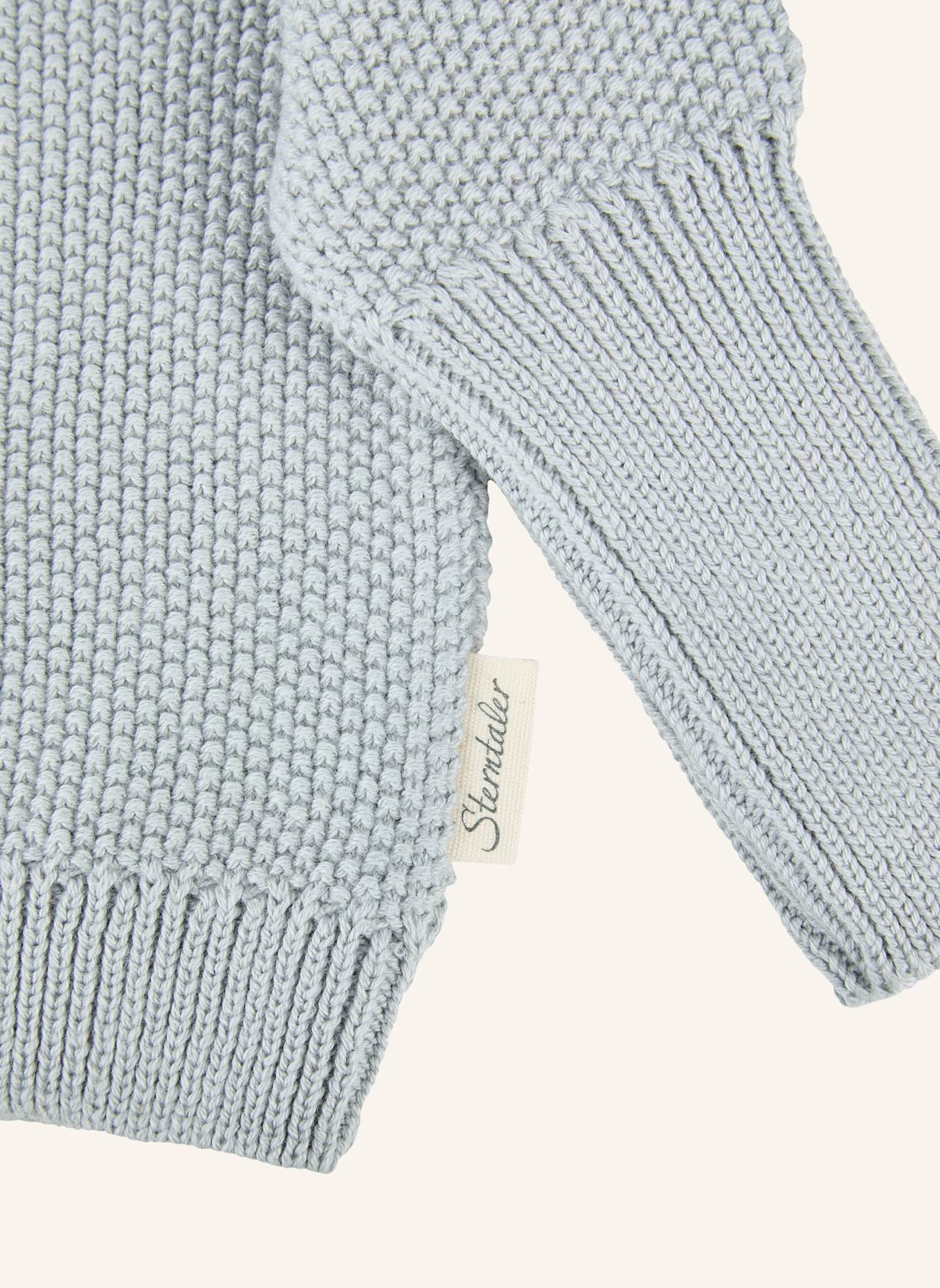 Sterntaler Strickpullover: SILBER