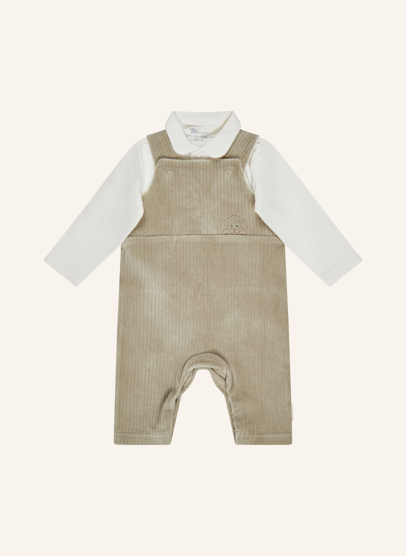 Sterntaler Bekleidungs-Set Langarmshirt und Latzhose: GRAU