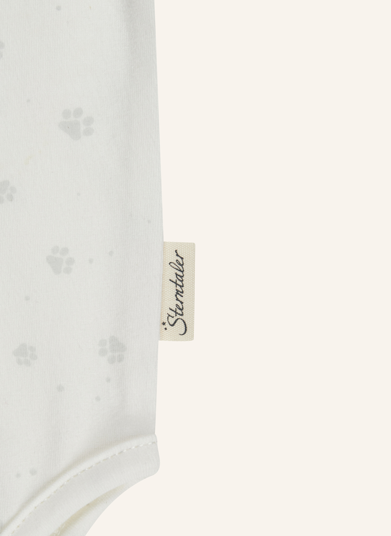 Sterntaler Kurzarm-Body Lucky: BEIGE