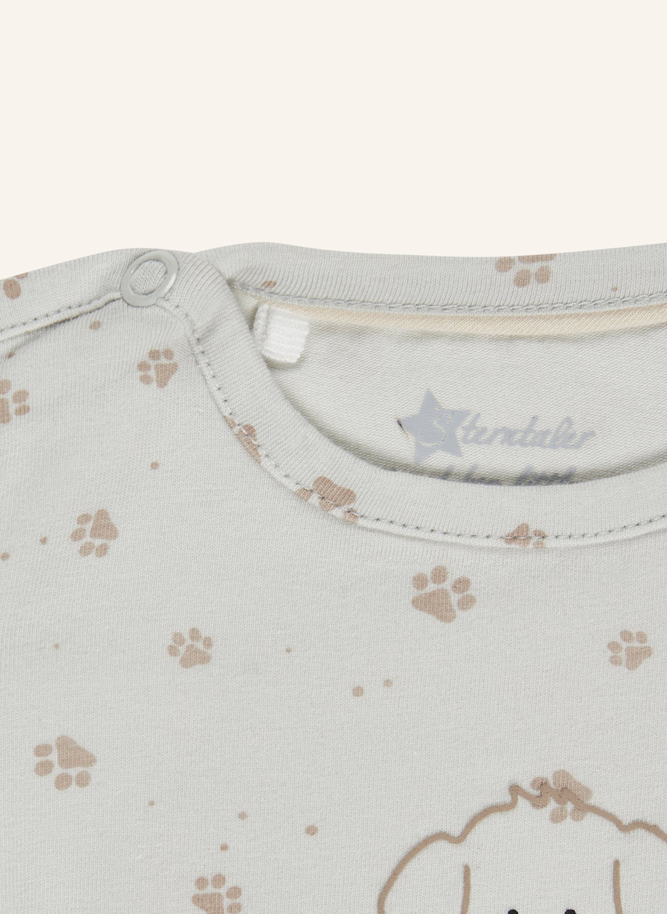 Sterntaler Kurzarm-Body Lucky: SILBER