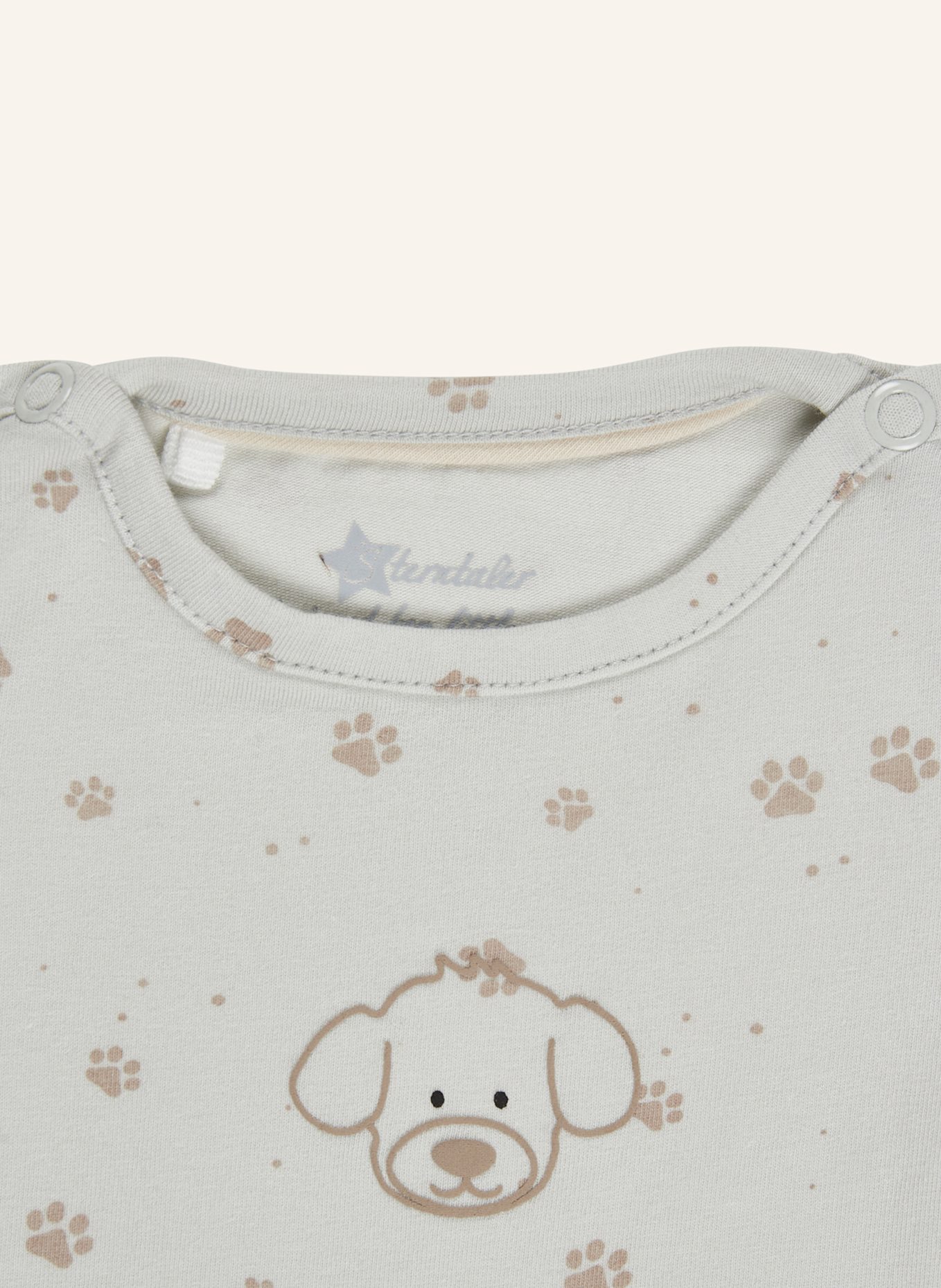 Sterntaler Kurzarm-Body Lucky: SILBER