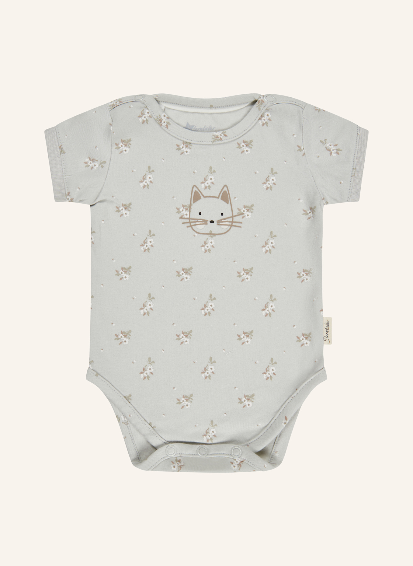 Sterntaler Kurzarm-Body: SILBER