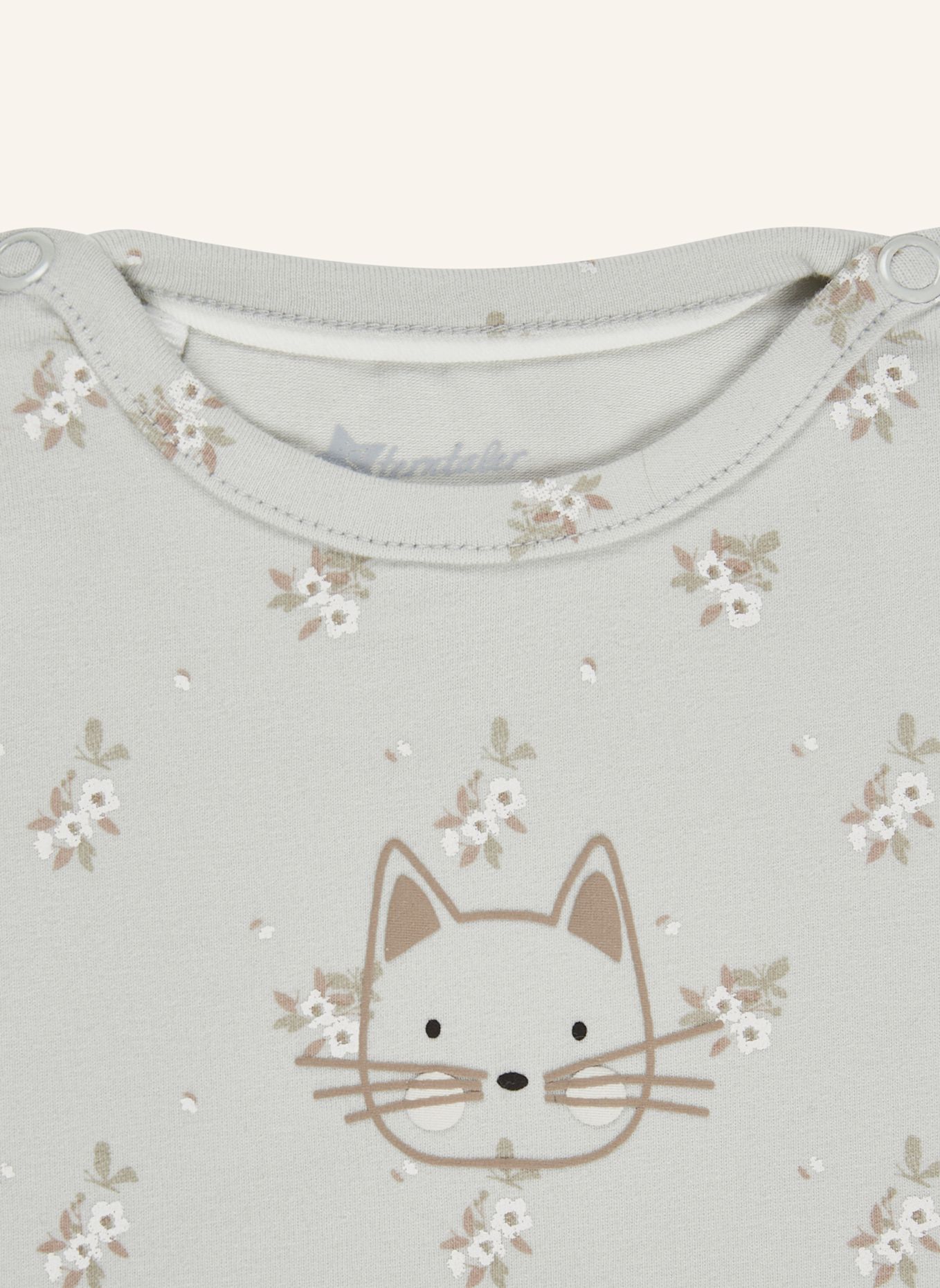 Sterntaler Kurzarm-Body: SILBER