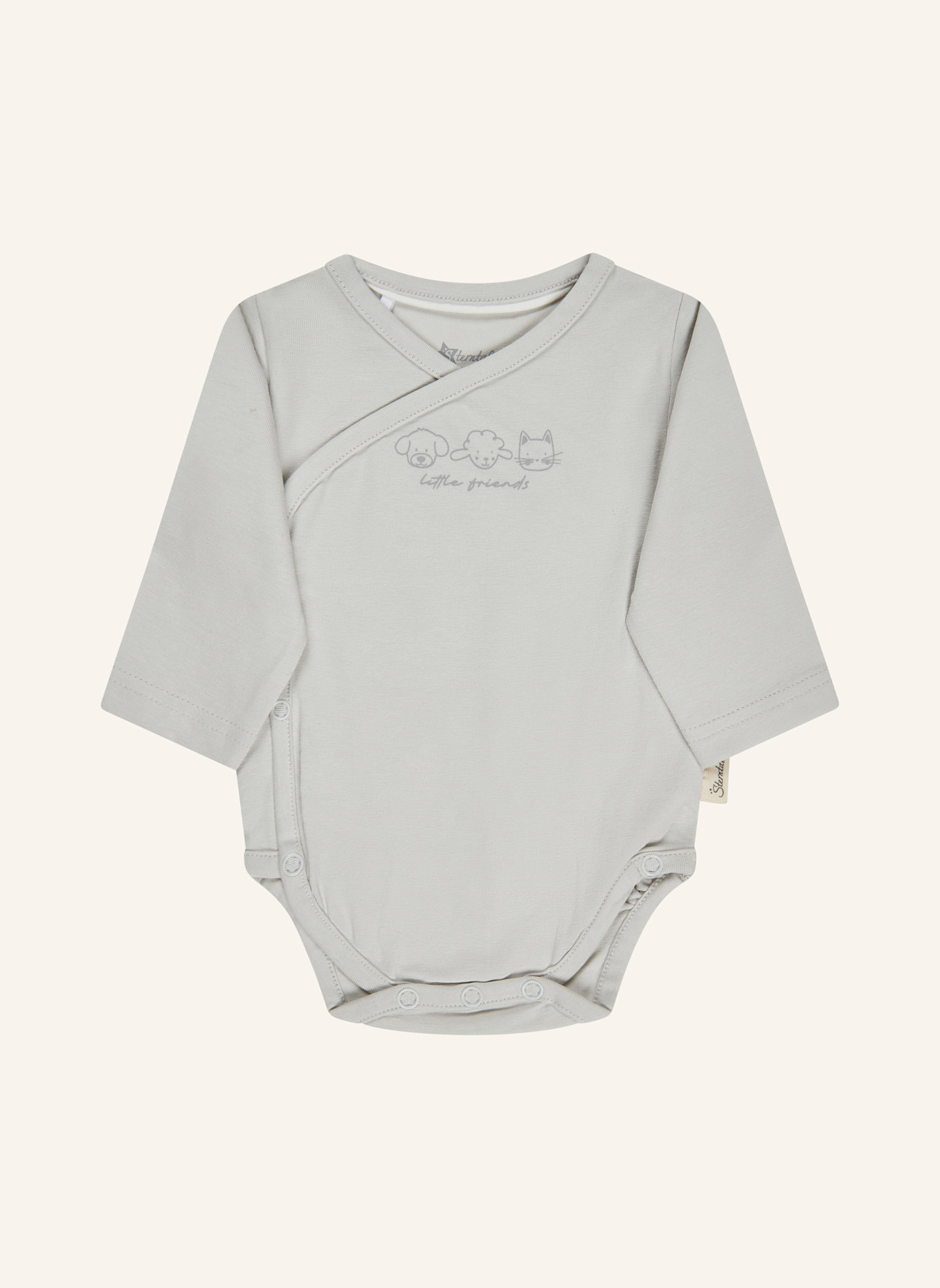 Sterntaler Langarm-Body friends: SILBER