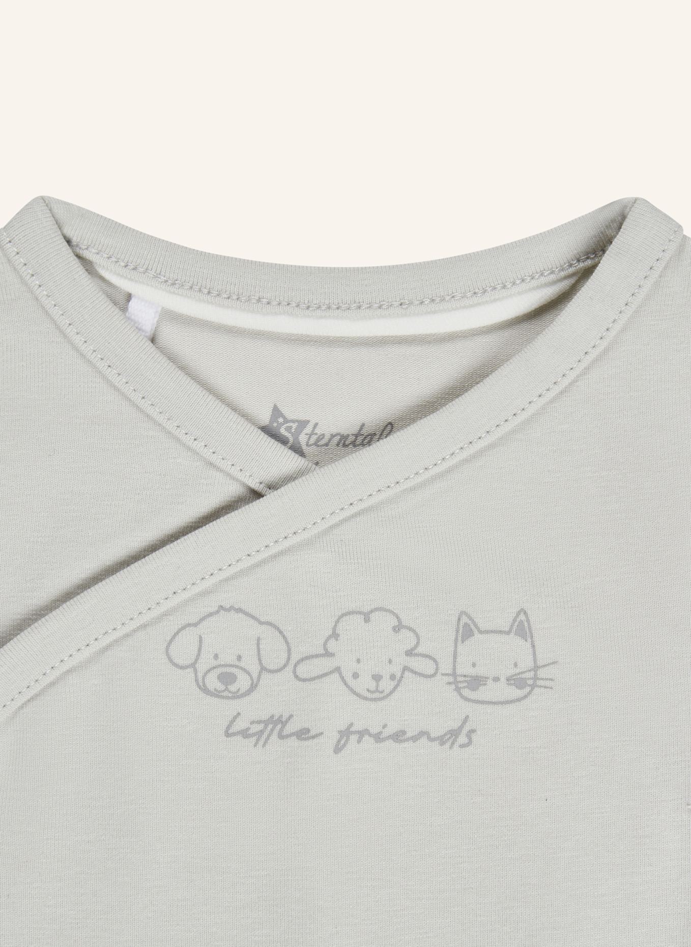 Sterntaler Langarm-Body friends: SILBER