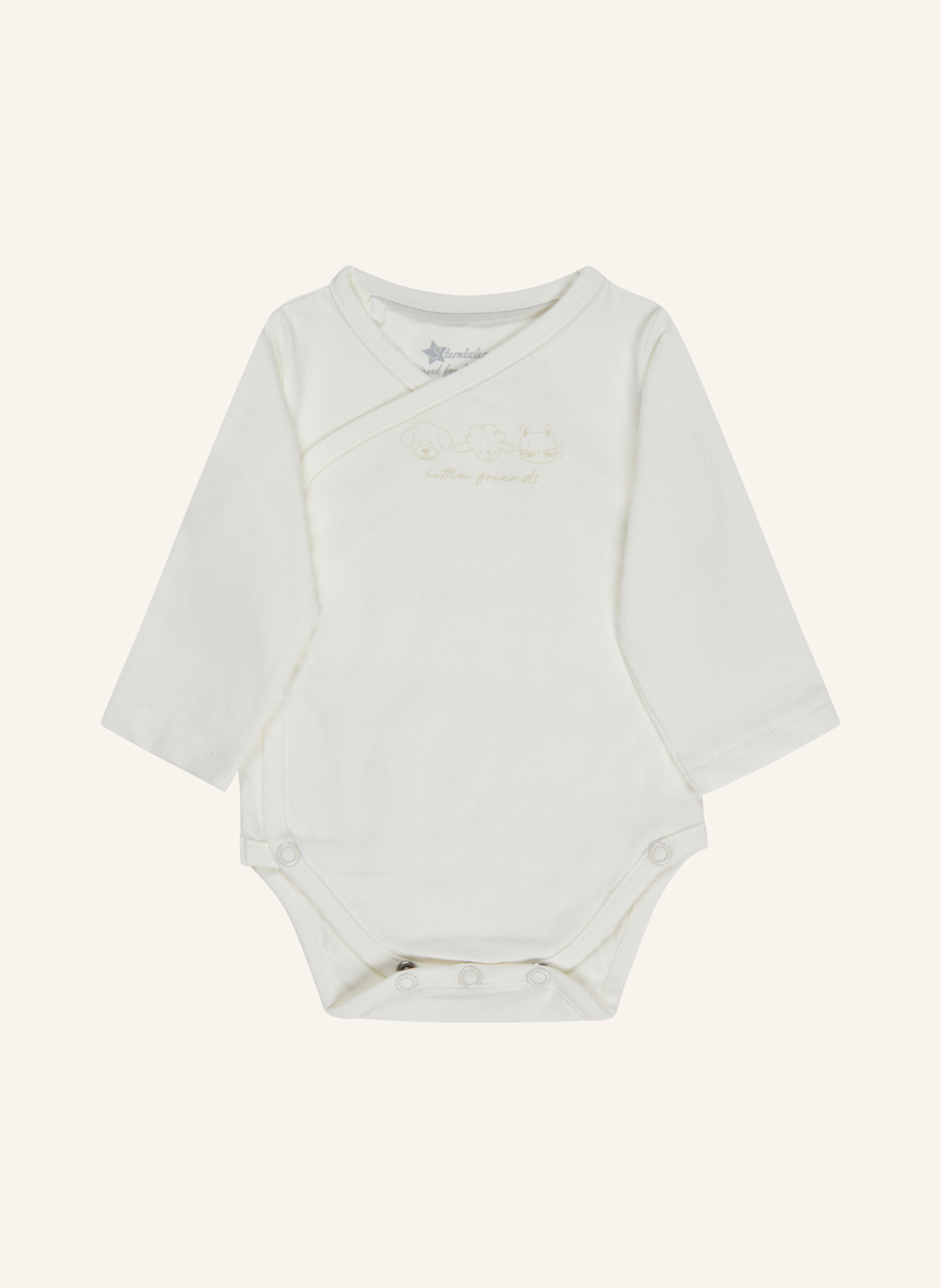 Sterntaler Langarm-Body friends: BEIGE