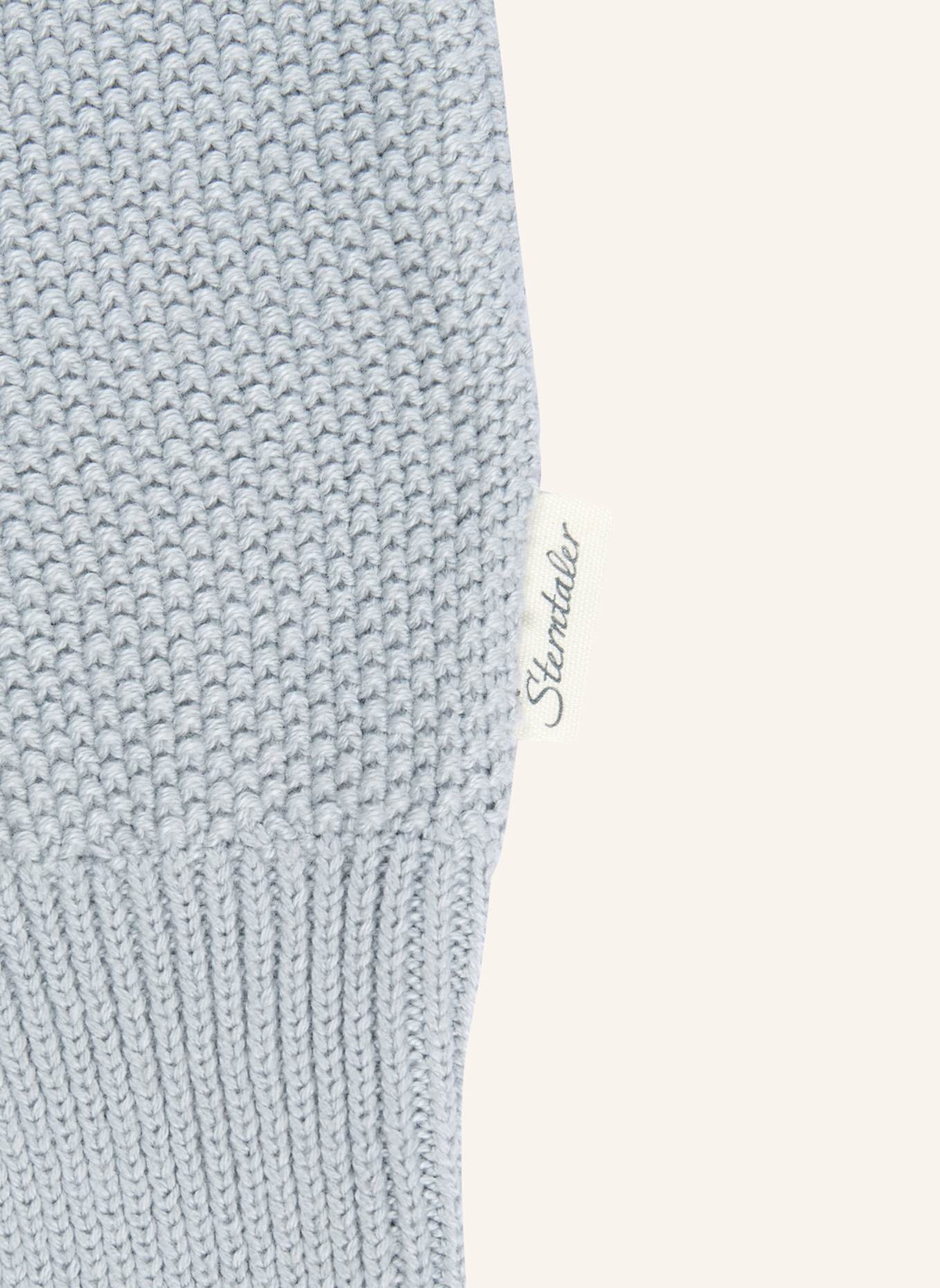 Sterntaler Strick-Hose: SILBER