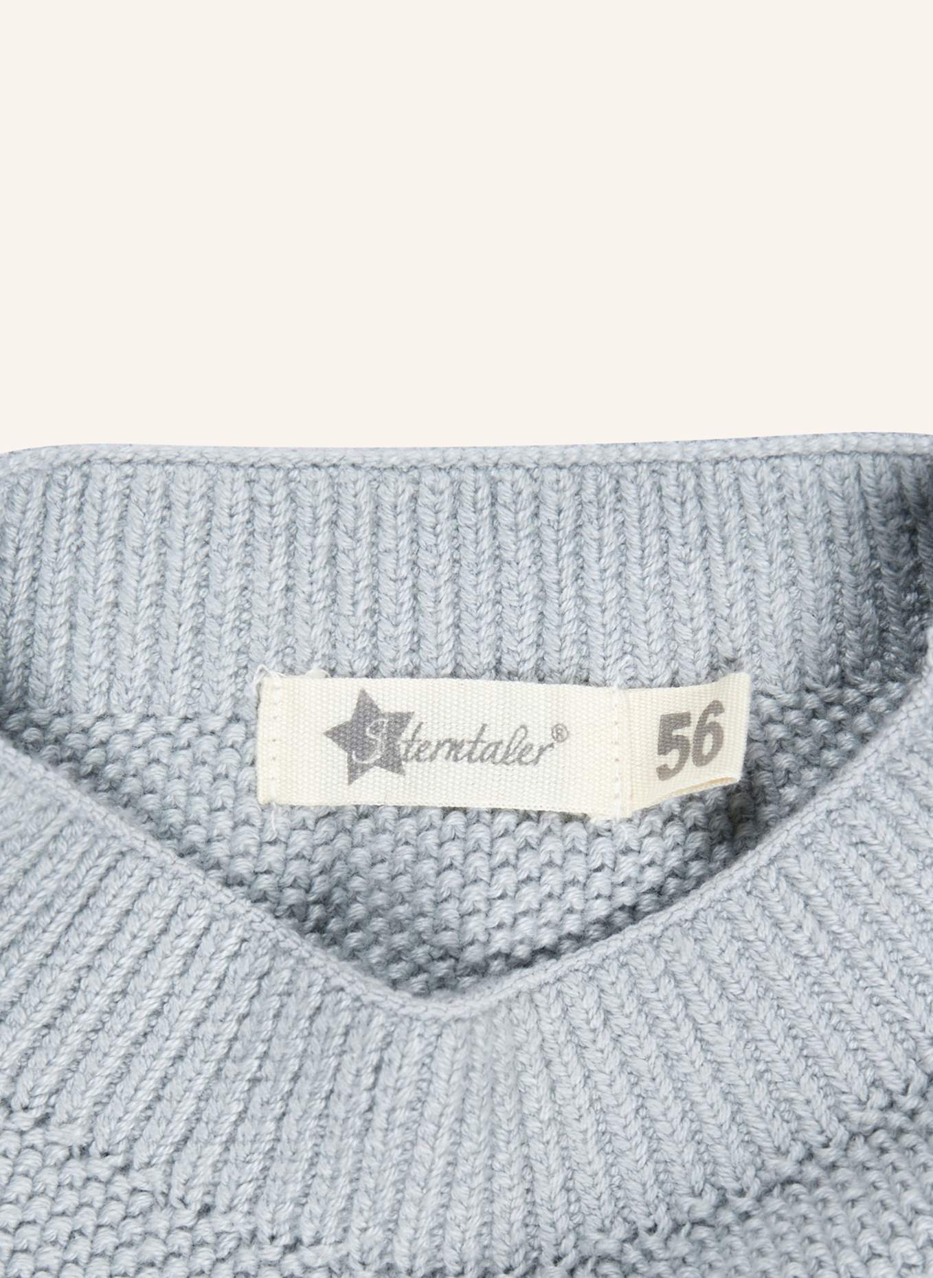 Sterntaler Strick-Hose: SILBER