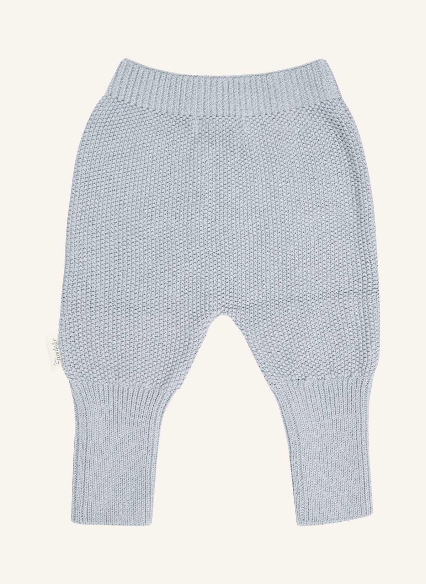 Sterntaler Strick-Hose: SILBER