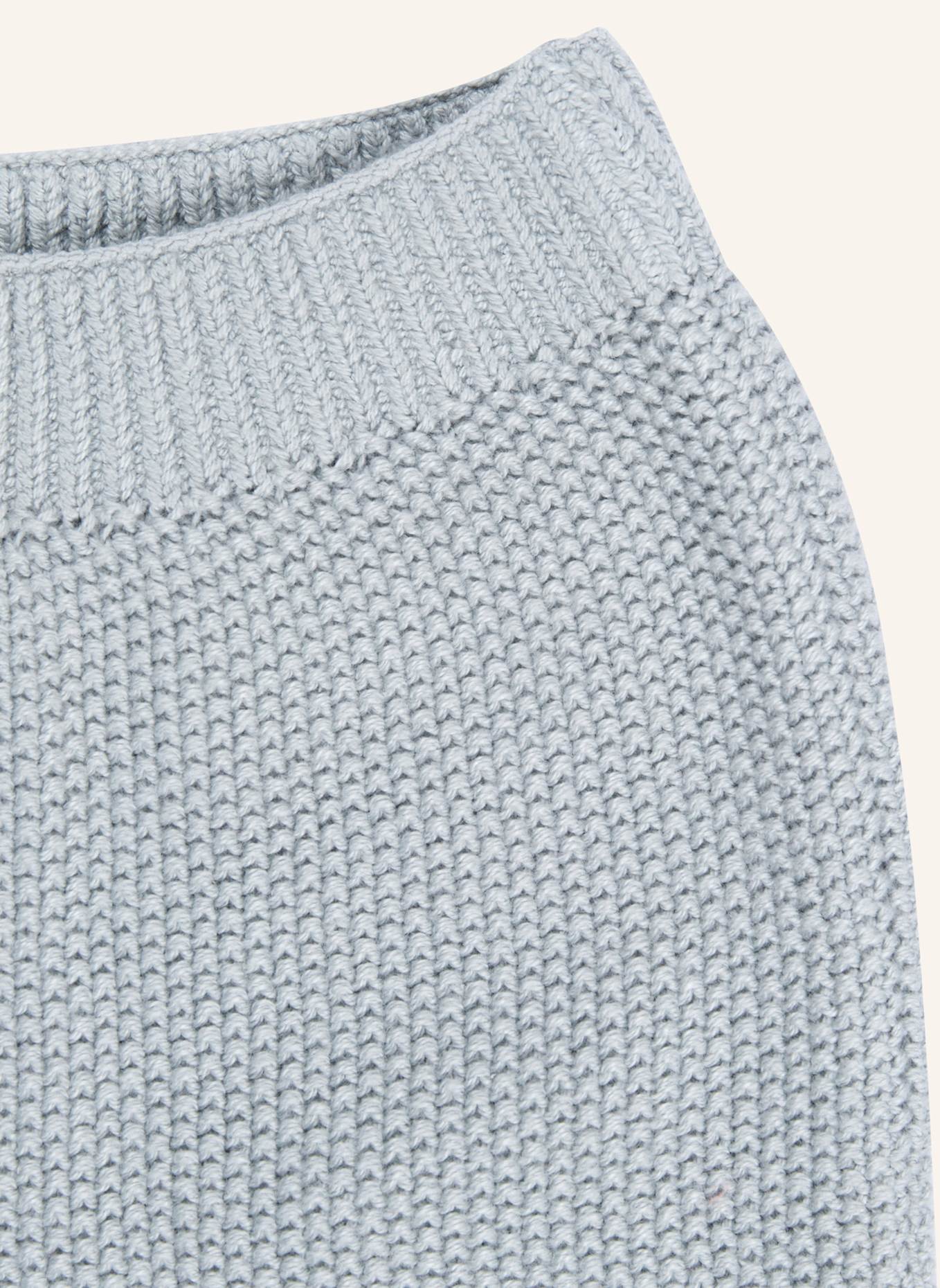 Sterntaler Strick-Hose: SILBER