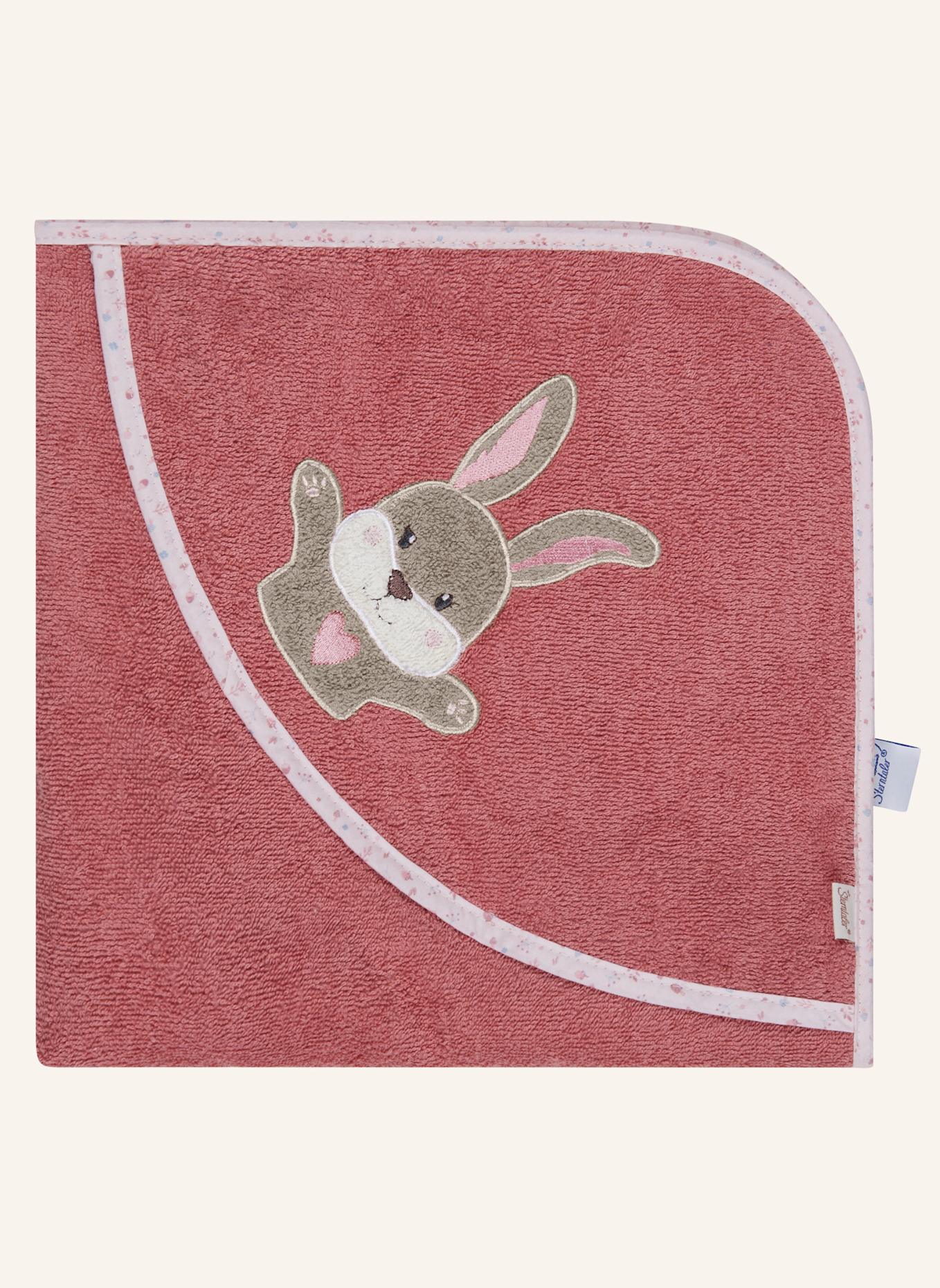 Sterntaler Kapuzenbadetuch 80x80 cm Hanni: ROSA